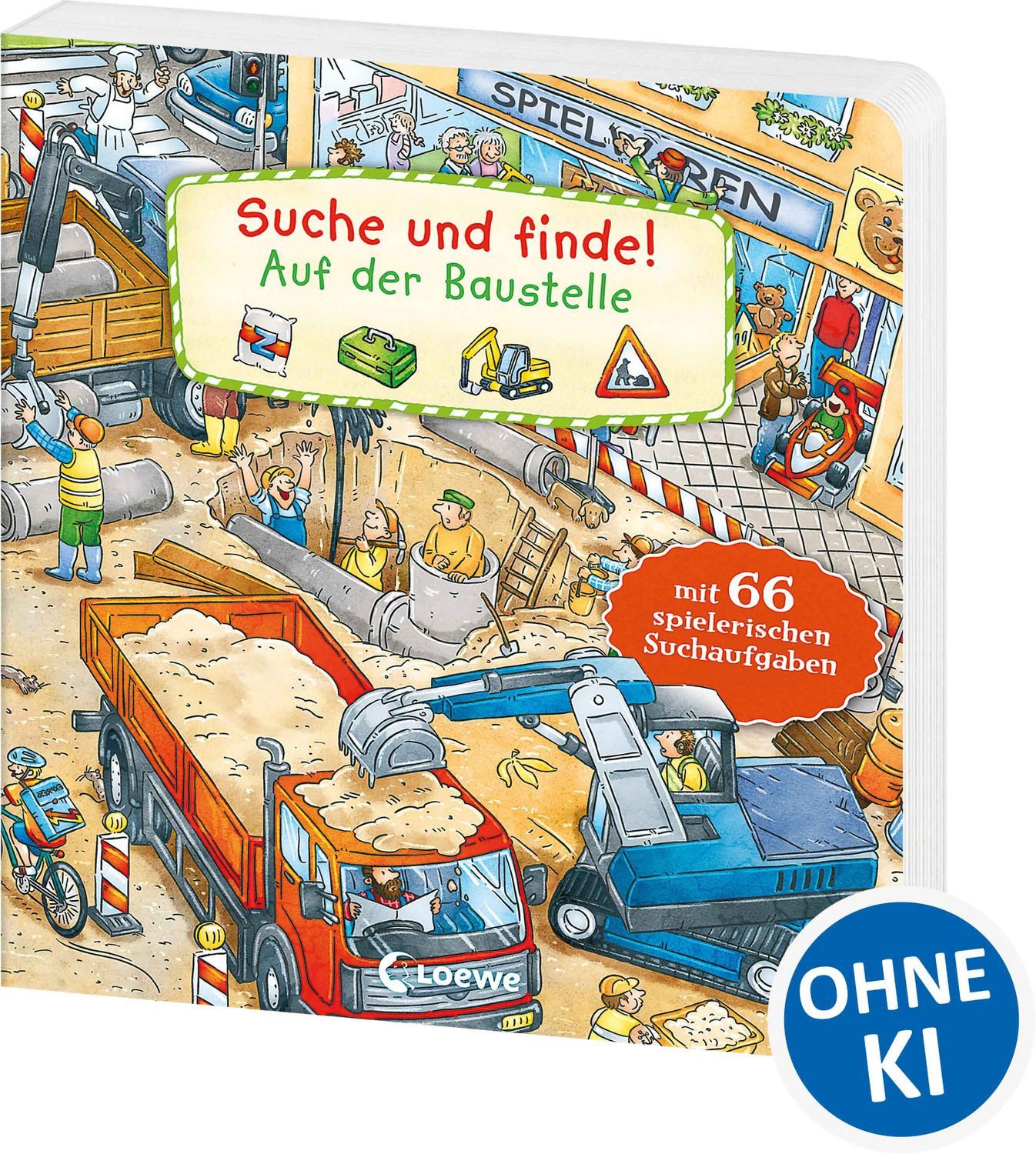Suche und finde! - Auf der Baustelle / Loewe Wimmelbuecher/Loewe Meine allerersten Buecher