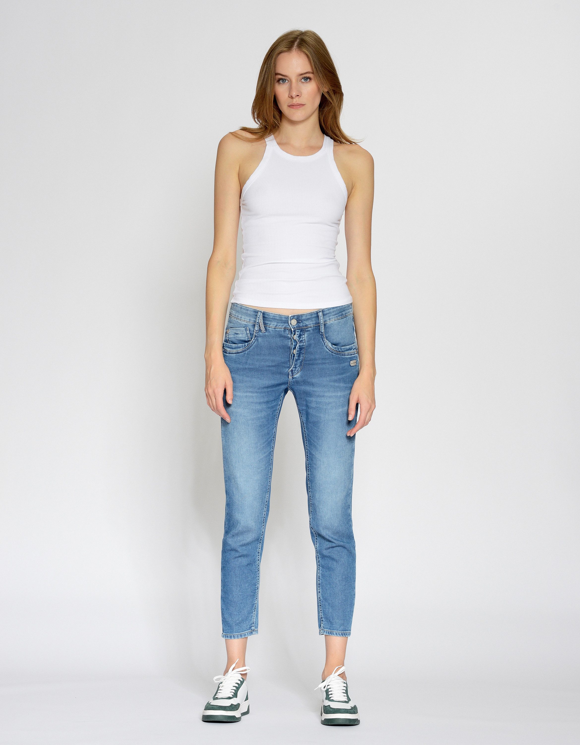 GANG Relax-fit-Jeans GANG Jeans Relaxed Fit 94GERDA CROPPED