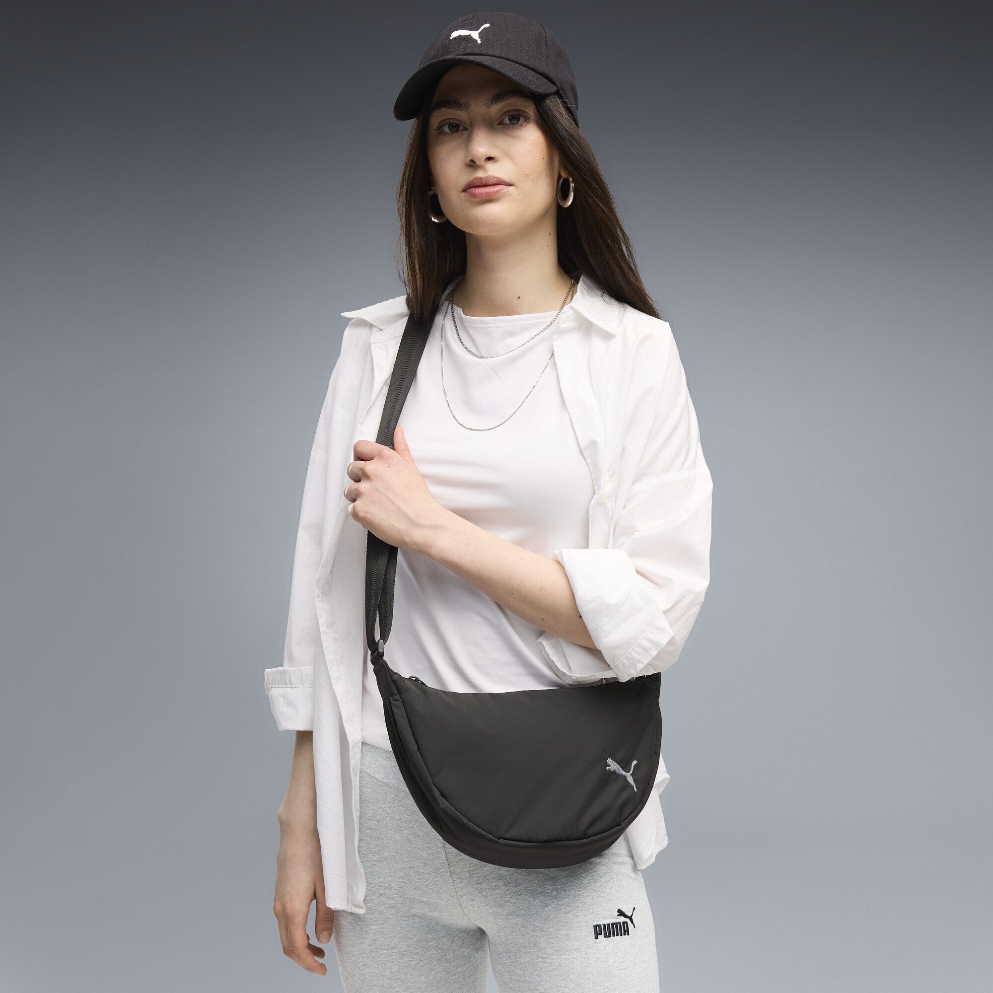 PUMA Handtasche HER 3 l Halbrunde Tasche Damen