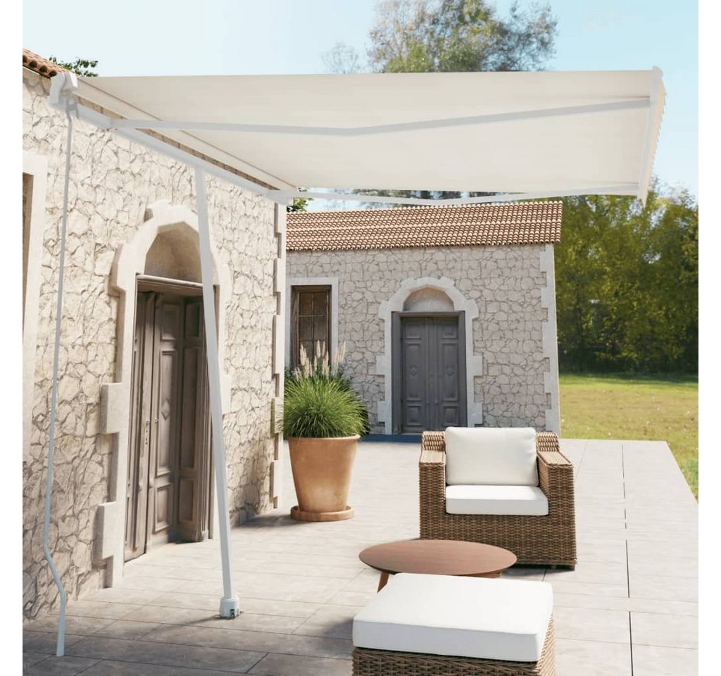 Thumbnail - furnicato Markise Standmarkise Manuell Einziehbar 300x250 cm Creme (1-St)