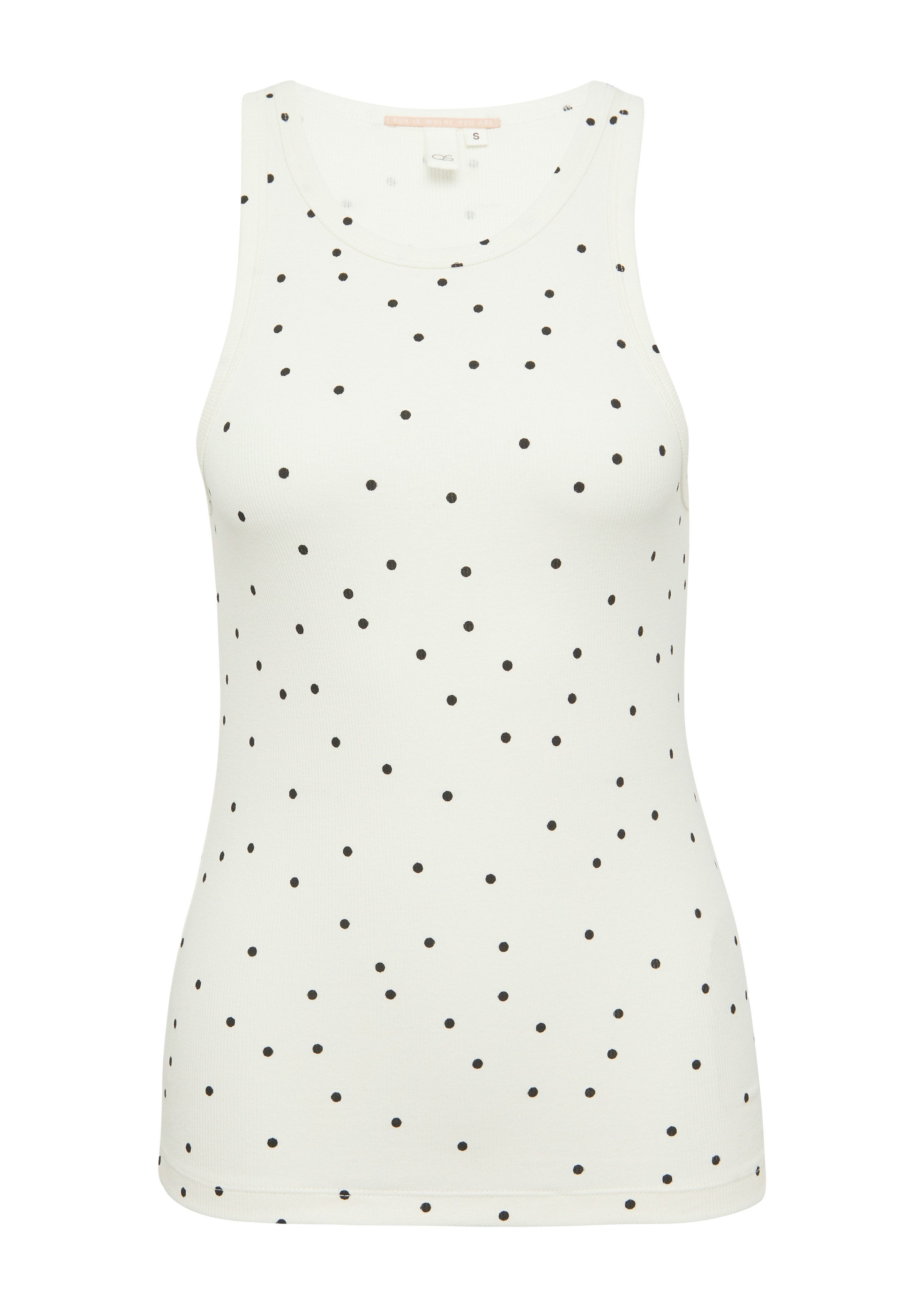 QS Tanktop mit All-Over Print
