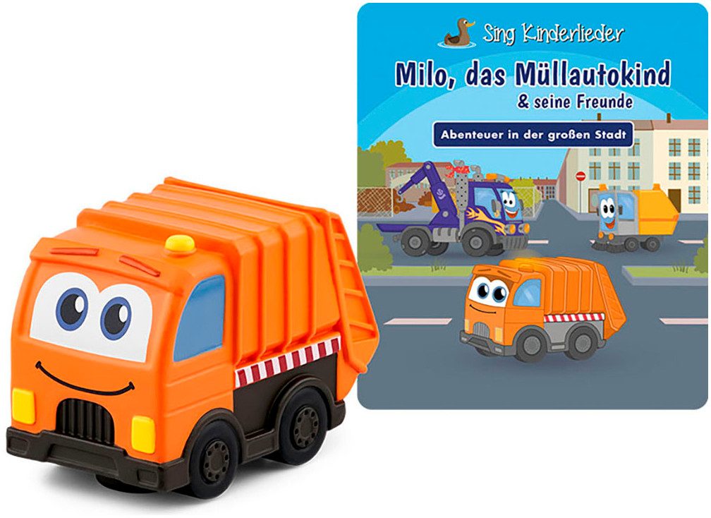 Hörspielfigur Sing Kinderlieder - Milo, das Müllauto-Kind & seine Freunde