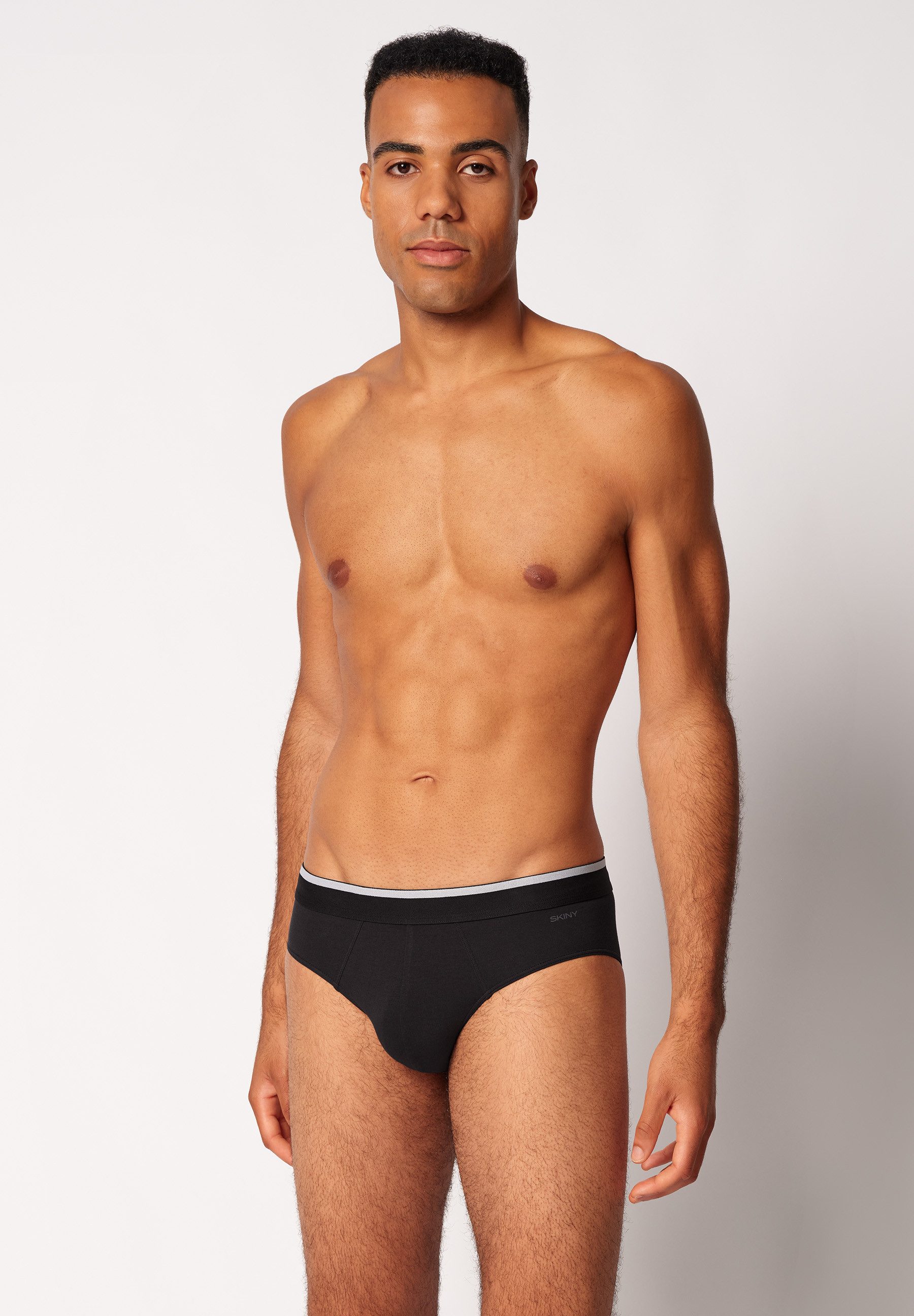 Skiny Brasilslip Cotton Multipack (3er Pack) klassisch, basic, elastisch, bequem, kein Einschneiden, Baumwollmix
