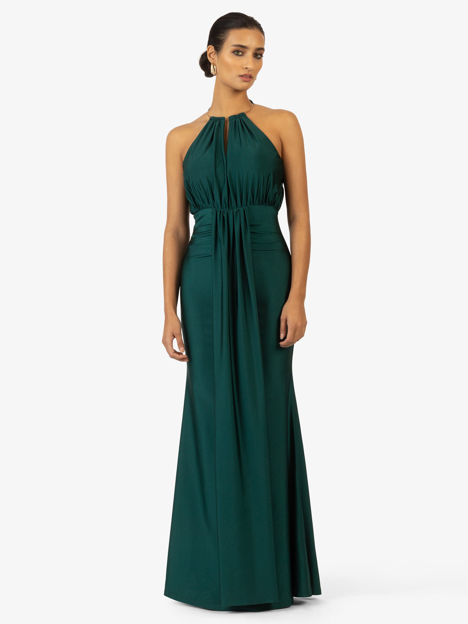 Kraimod Abendkleid mit Drapierung und Rückenausschnitt günstig online kaufen