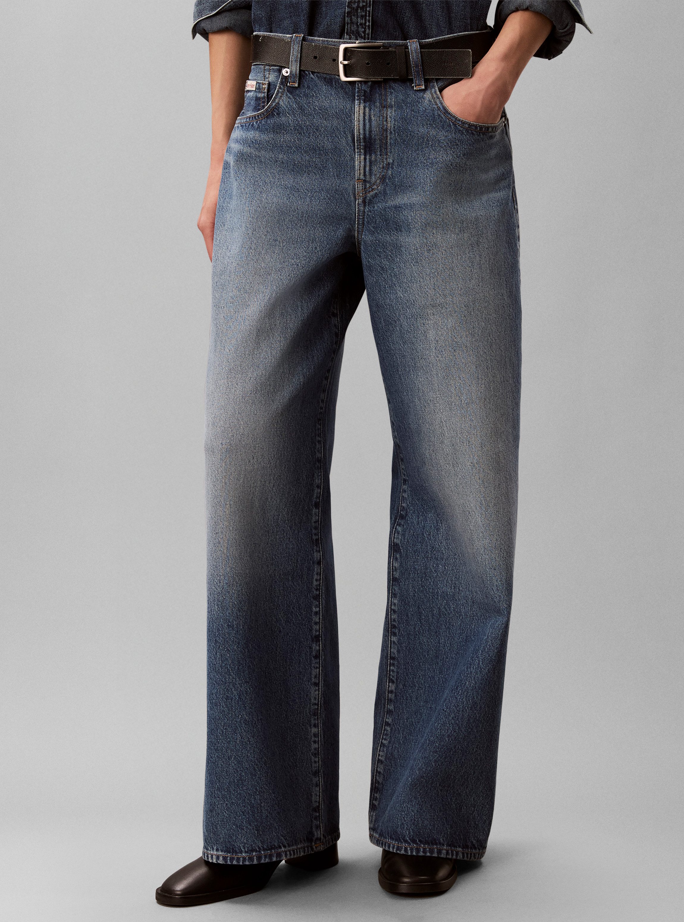 Calvin Klein Jeans Weite Jeans THE WIDE LEG Regular fit mit ausgestelltem Bein