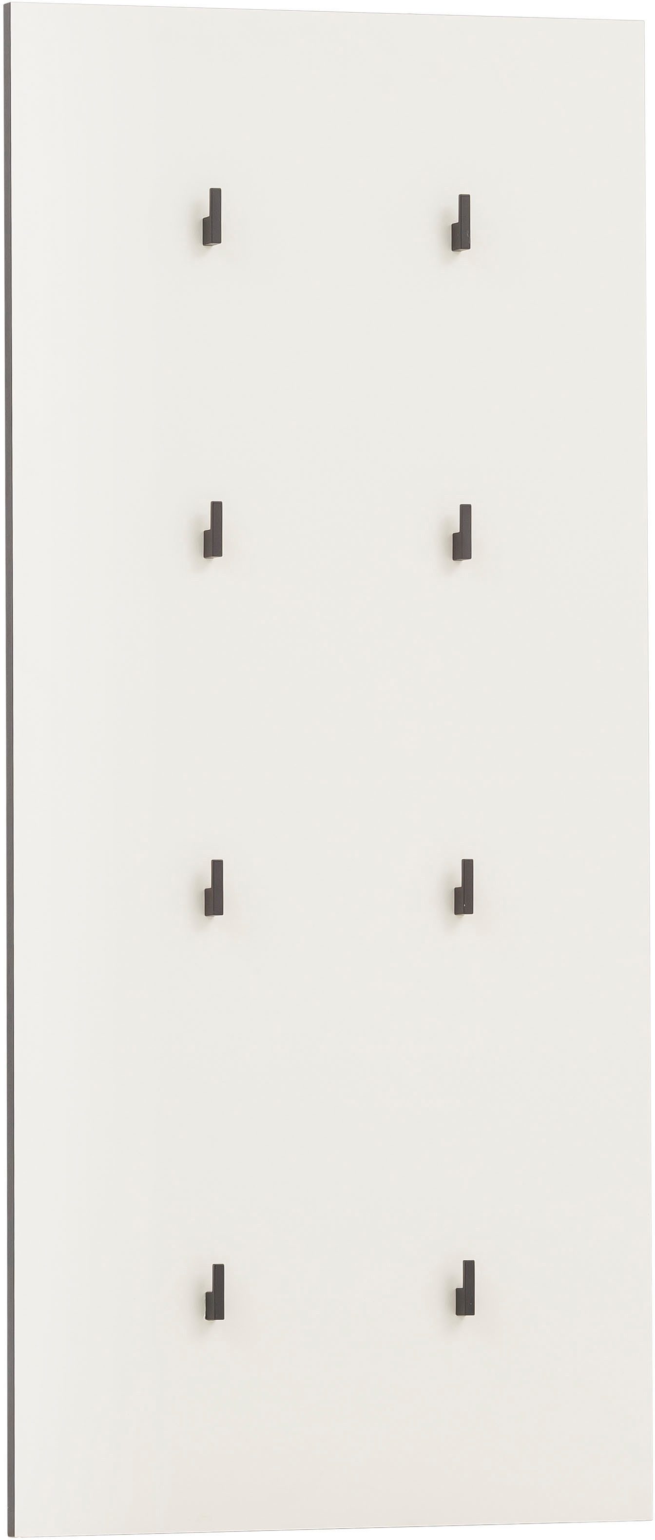 welltime Garderobenpaneel Alexa, Hakenpaneel, Made in Germany, B: 49 cm, Solide Verarbeitung - Dieses Produkt ist in Deutschland gefertigt