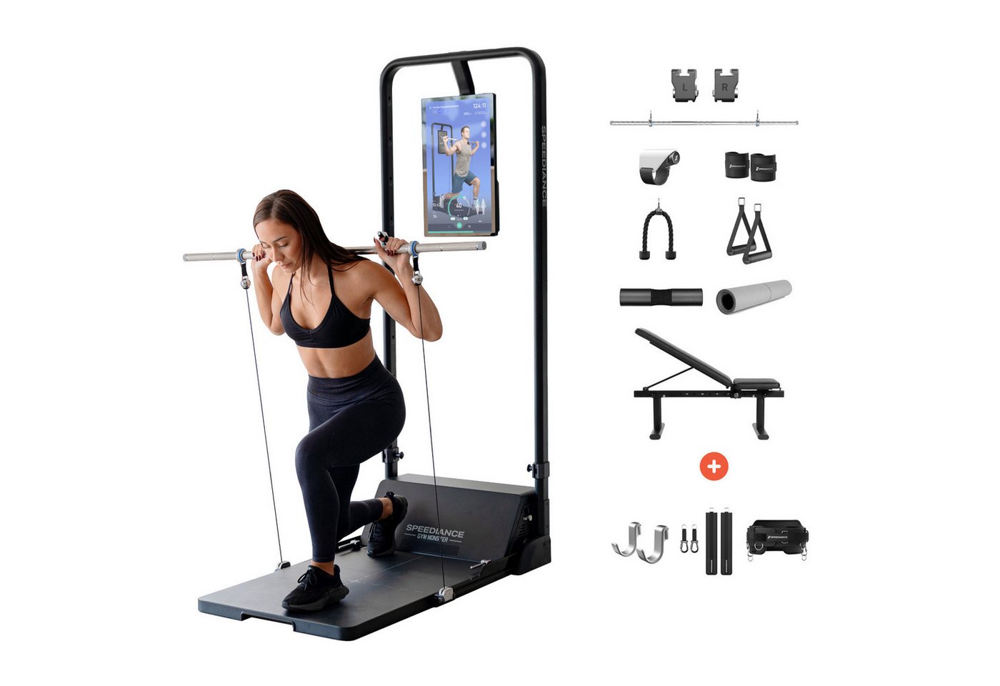 SPEEDIANCE Kraftstation Gym Monster Ganzkörper-Krafttraining Home Gym