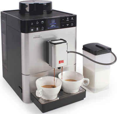 Melitta Kaffeevollautomat Passione® One Touch F53/1-101, silber, One Touch Funktion, tassengenau frisch gemahlene Bohnen