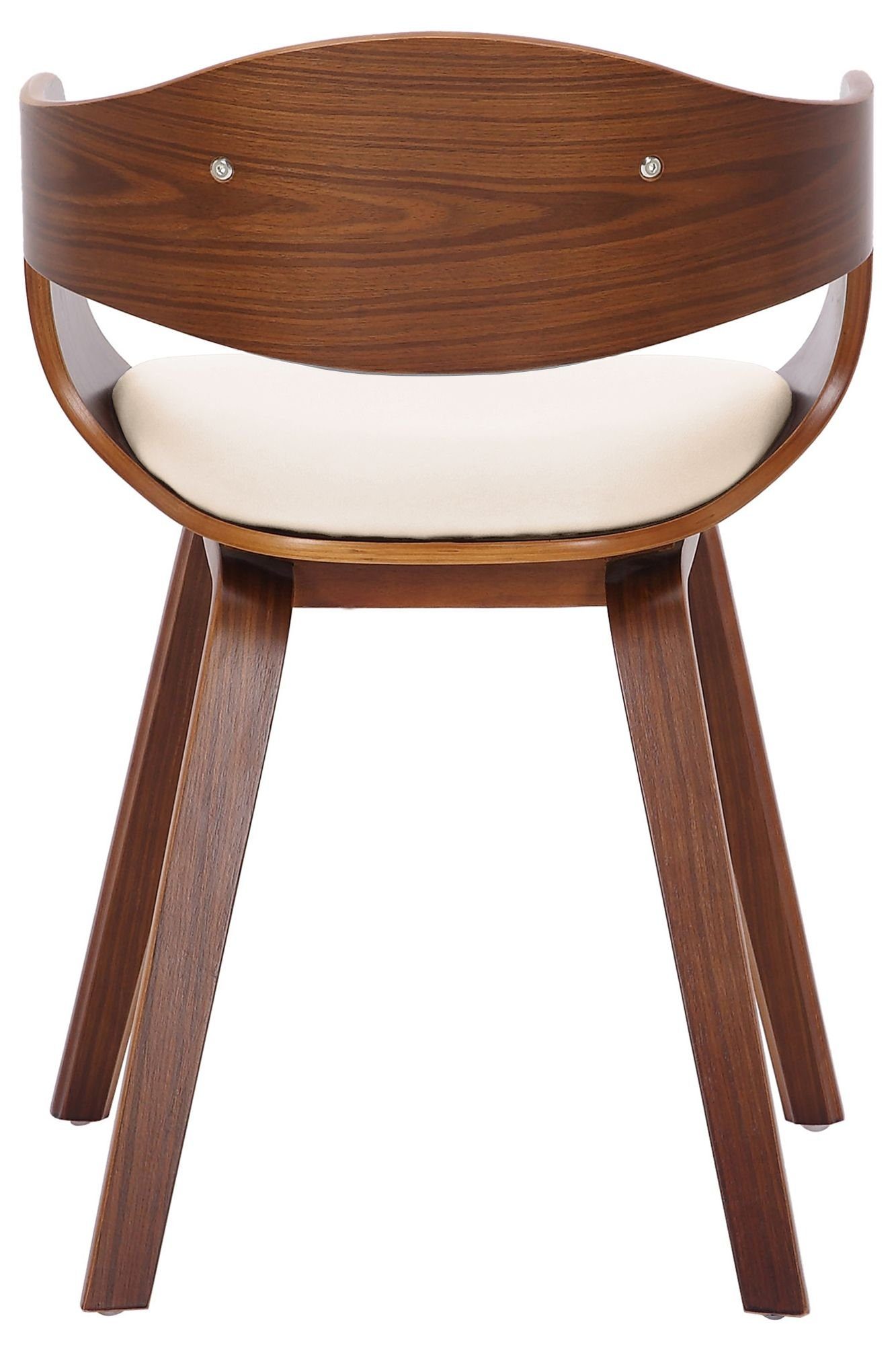 CLP Esszimmerstuhl Kingston Kunstleder (2er Set), Holzgestell – Bild 5 von 5