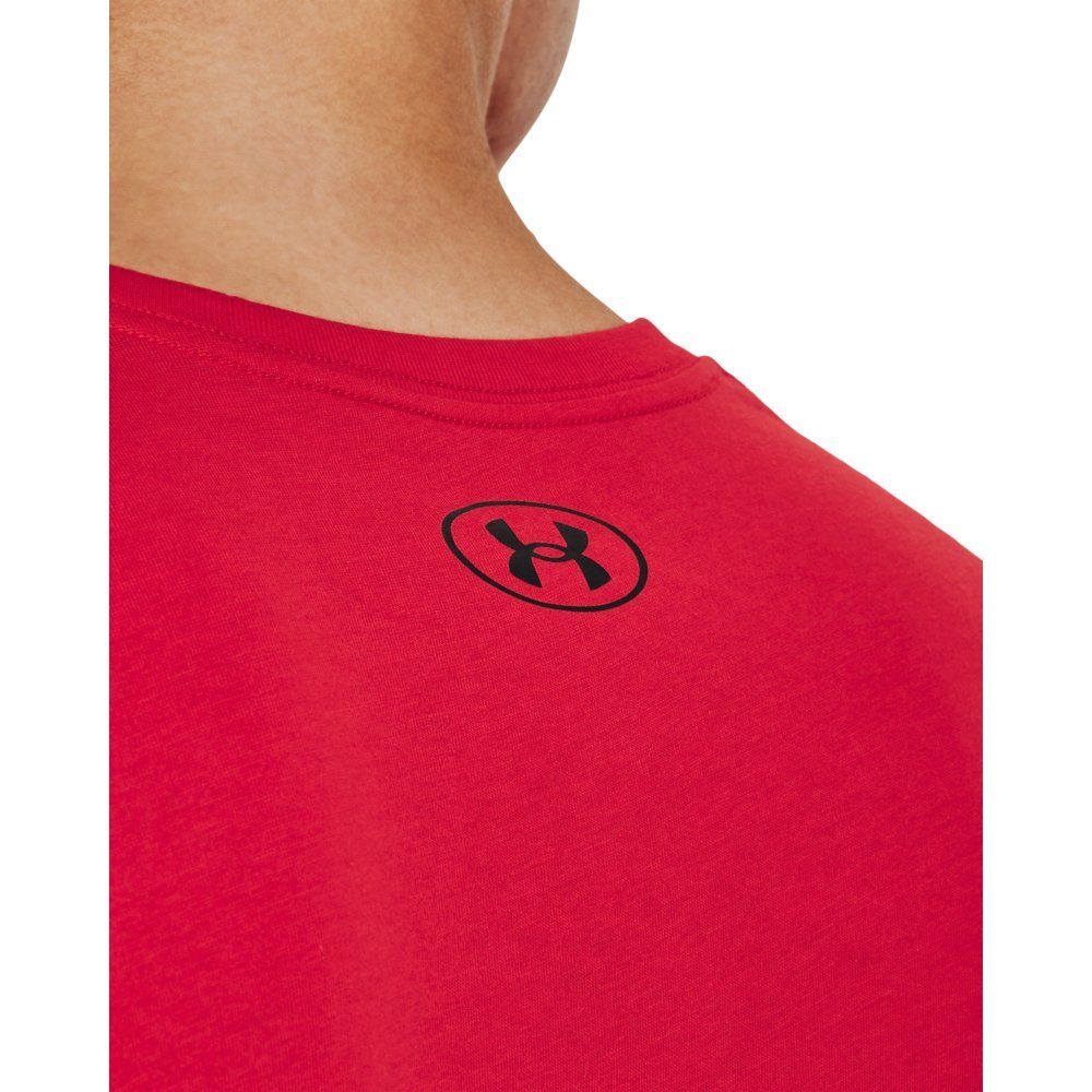 SHORT UA Armour® SLEEVE T-Shirt Under rot LC SPORTSTYLE