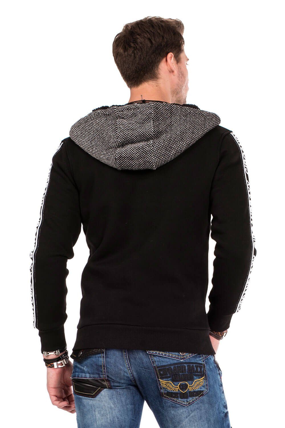 Teddyplüsch Cipo Kapuzensweatshirt weichem Baxx mit &