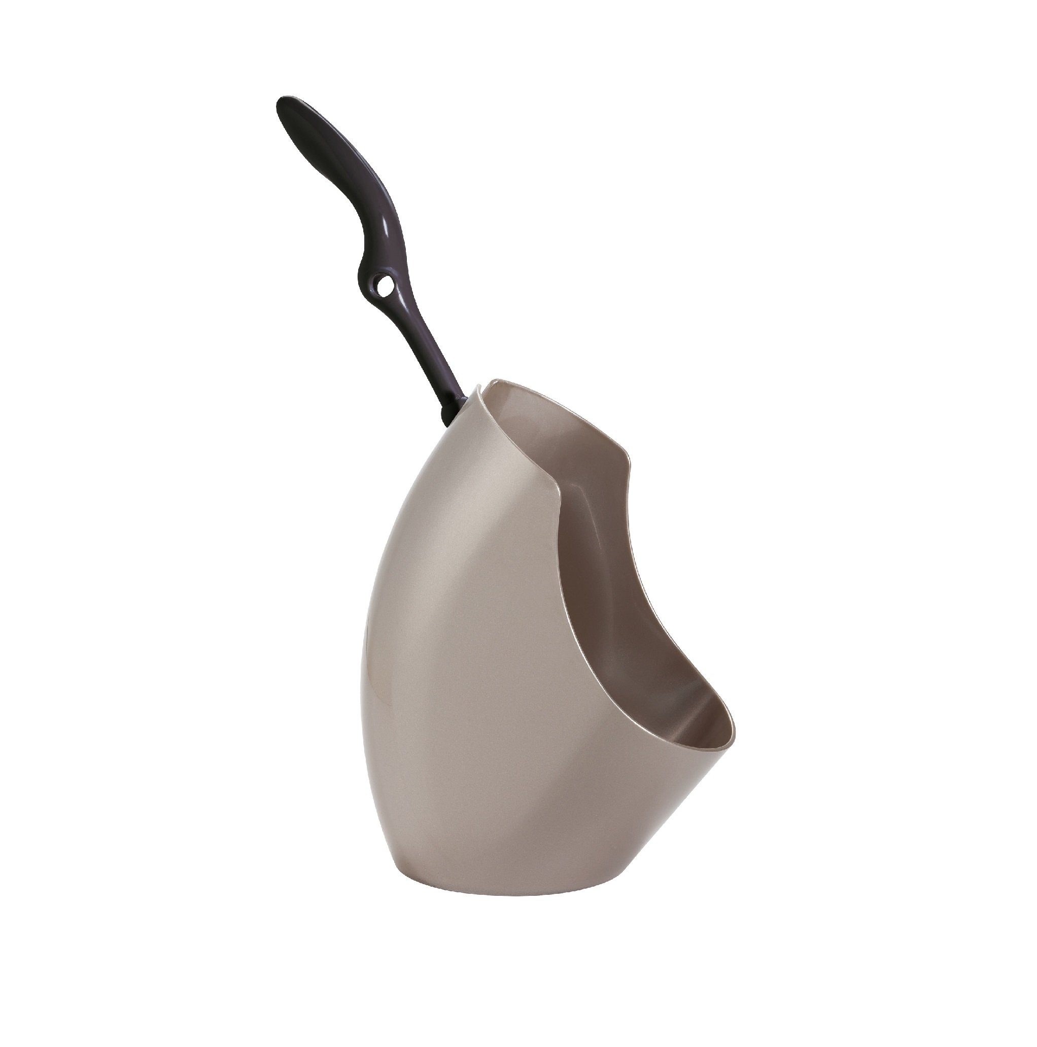 haug bürsten WC-Garnitur 62635, modern, Arctic-Metallic, mit Rundbürste 642, fürs Badezimmer - Made in Germany