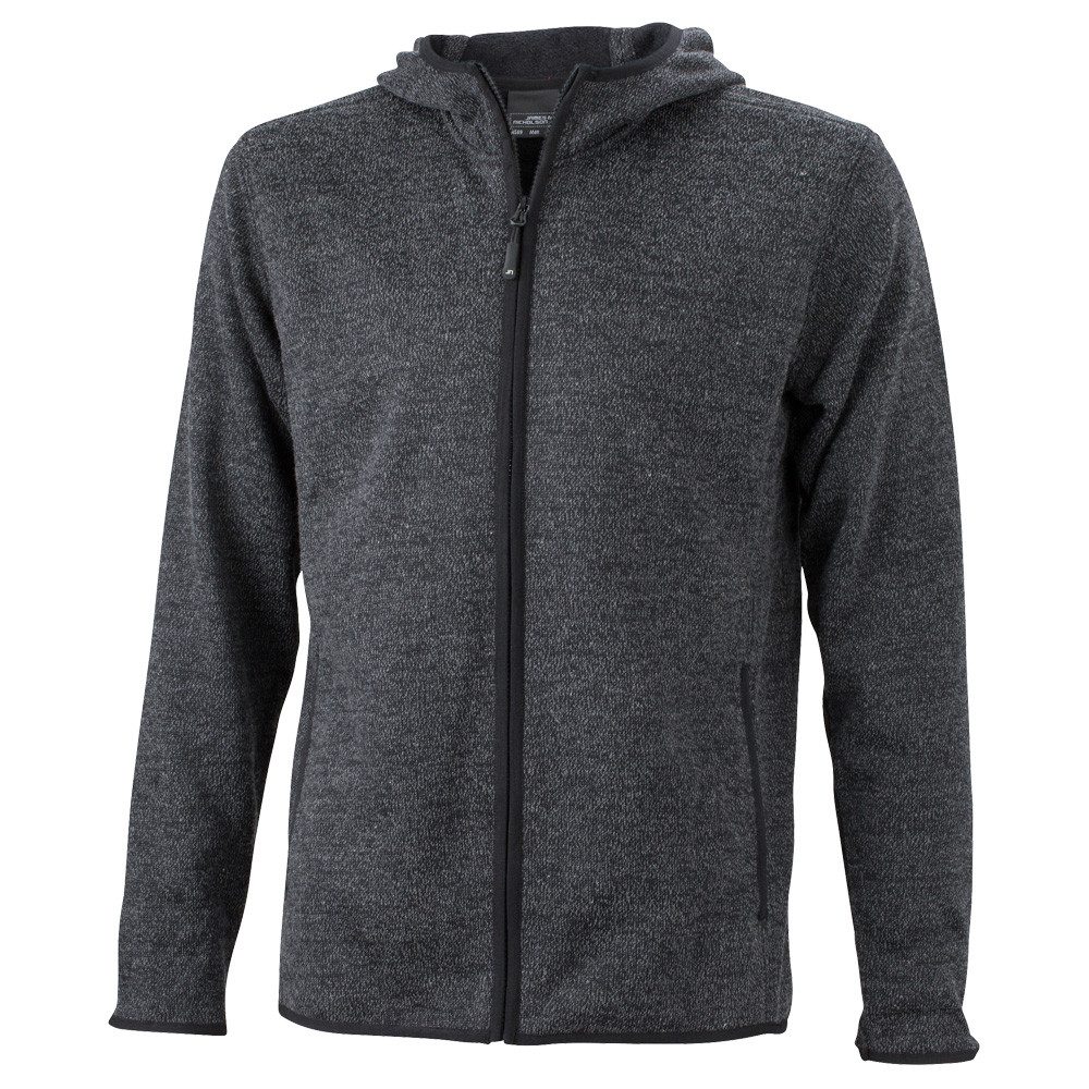 Fleecejacke Strickfleece-Kapuzenjacke "JN589"