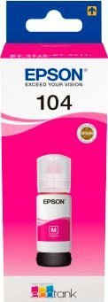 Epson »104 EcoTank« Nachfülltinte (für EPSON, 1x, original Nachfülltinte 104 magenta)