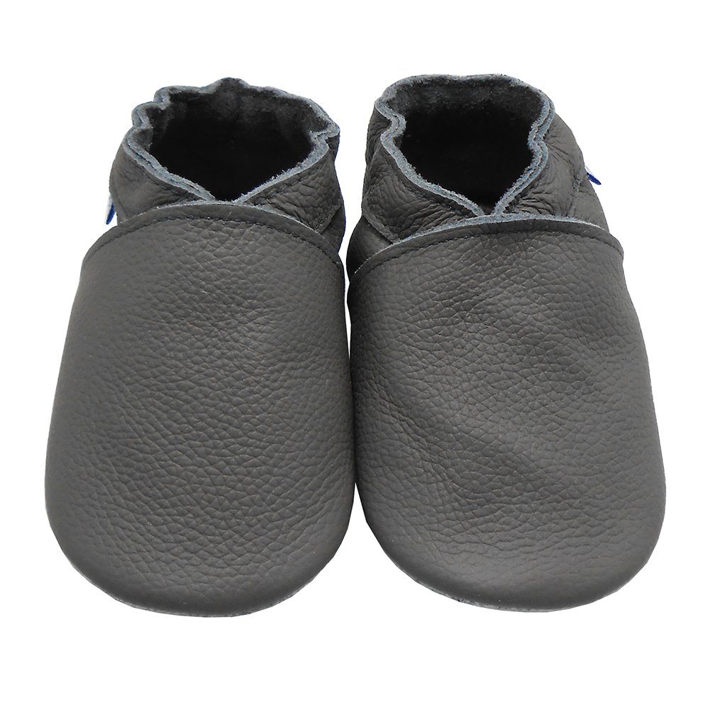 Yihakids YIHAKIDS Baby Leder Lauflernschuhe Weiche Lederpuschen Rutschfest Krabbelschuh (1-tlg) aus 100% echtem Leder