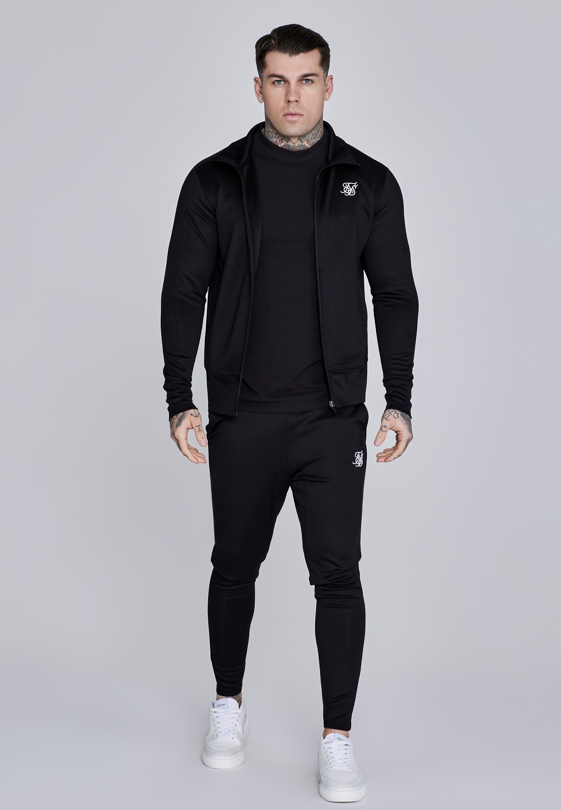 Siksilk Hoodie SikSilk Herren Essentials Poly Trainingsjacke