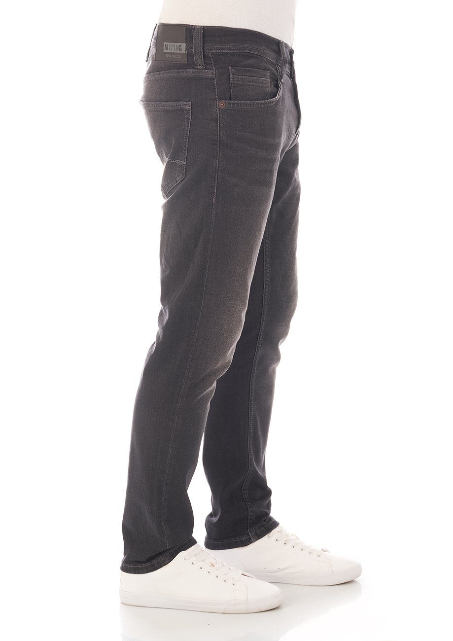 MUSTANG Tapered-fit-Jeans Herren Jeanshose Oregon (1009376-883) Fit mit Denim Tapered Stretch Black Denim Hose