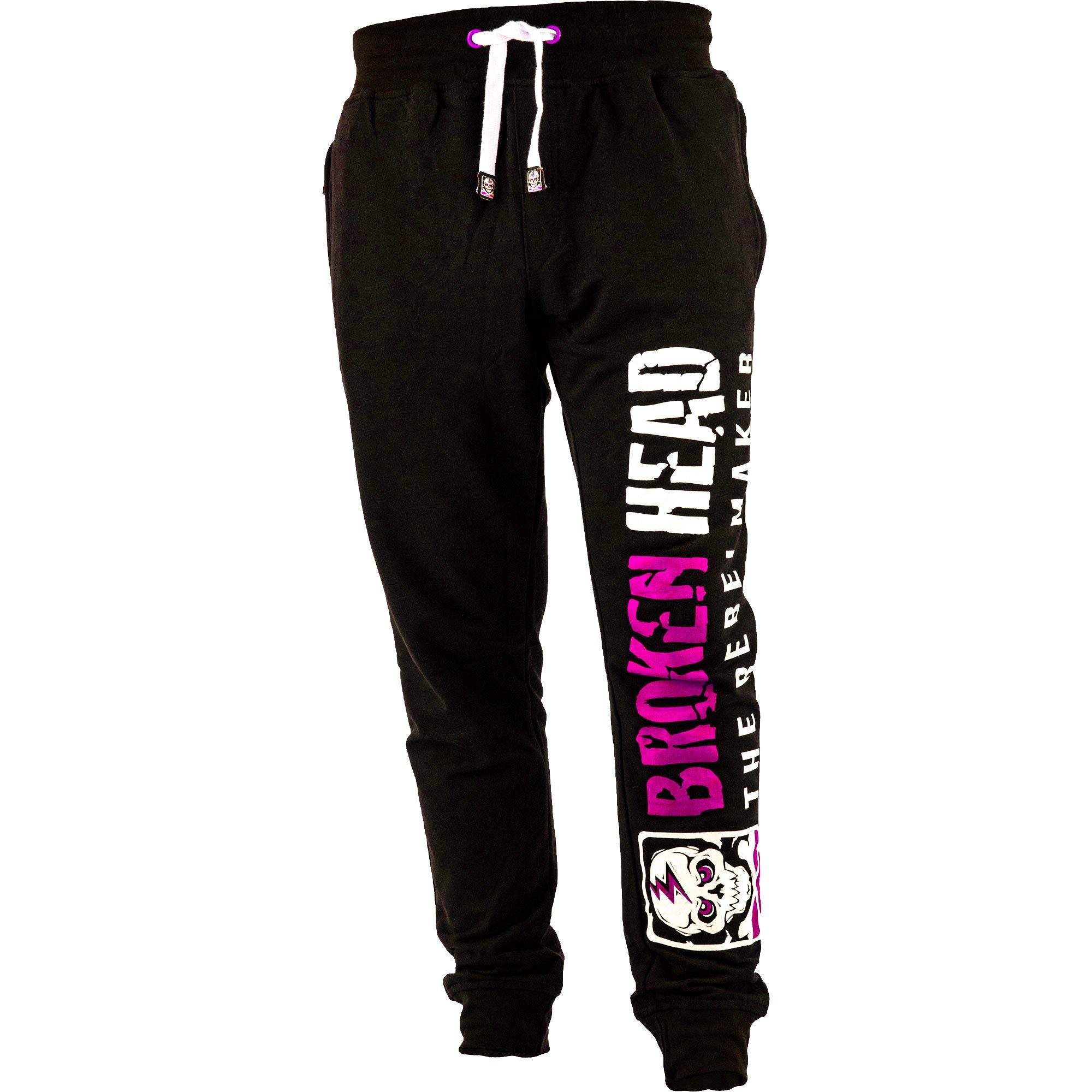 Broken Head Jogginghose Hose Pink Riot