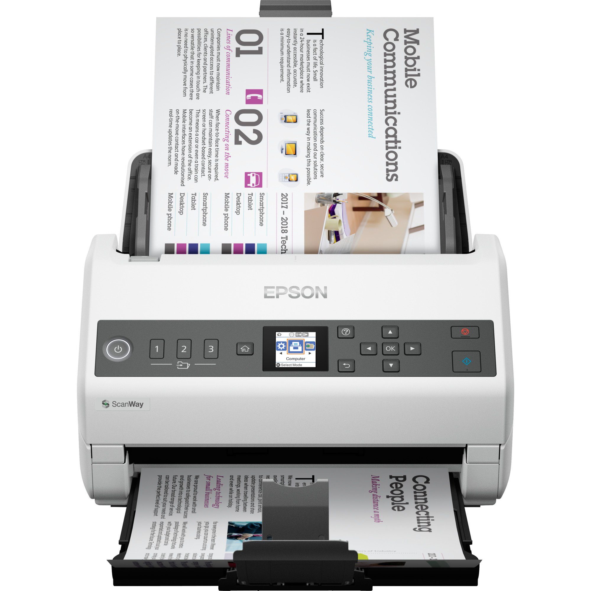 Epson Epson Workforce DS-730N, Einzugsscanner, (USB, Scanner