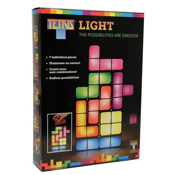 Goods+Gadgets LED Schreibtischlampe Tetris-Lampe, Retro Deko Tisch-Leuchte