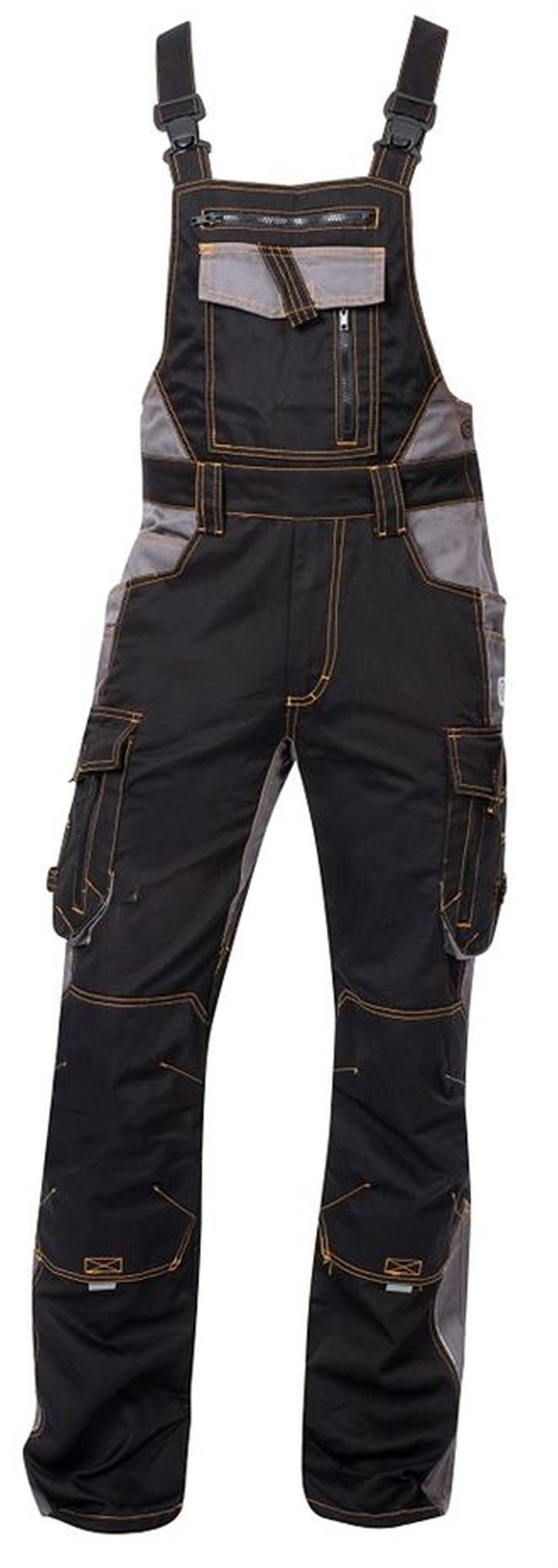 Ardon Safety Arbeitslatzhose Arbeitslatzhose Sicherheitshose Arbeitshose Kombihose Schwarz Ardo