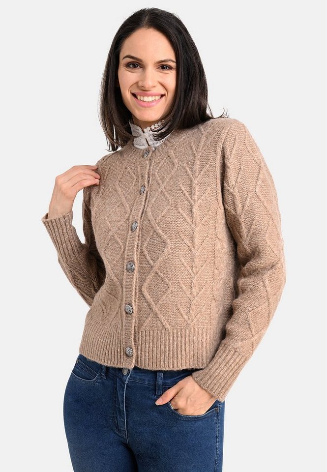 BICALLA Cardigan Cardigan Aran - 03/camel (1-tlg)