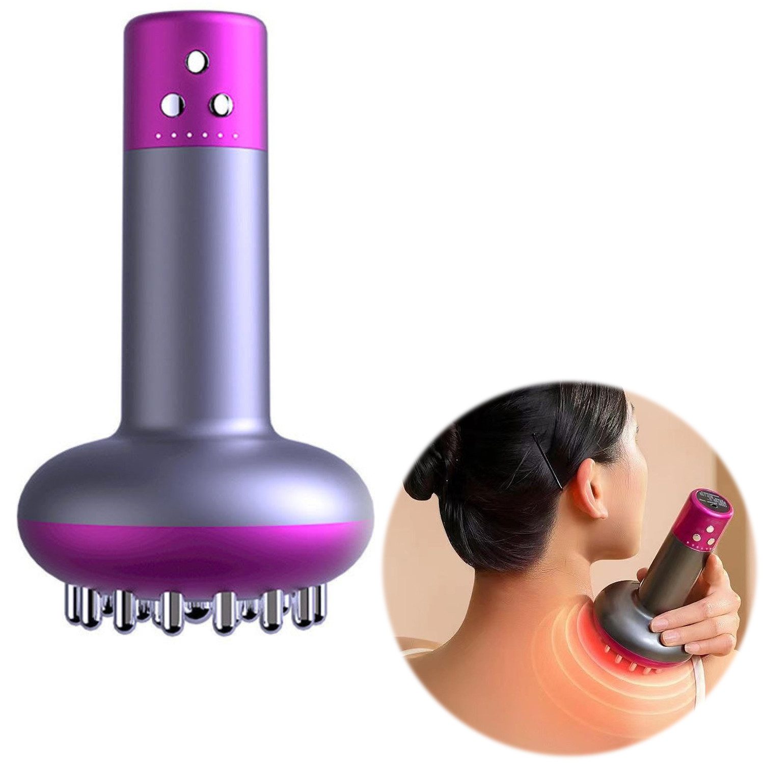 Massagegerät Cellulite-Massagegerät Elektrische Meridian-Massagebürste