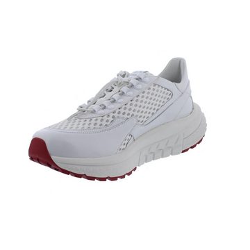 Högl Sneaker, Wetlack Premiumsheep-Leder, Airme, Weiß / Rot, Vibram®-Sohle Schnürschuh