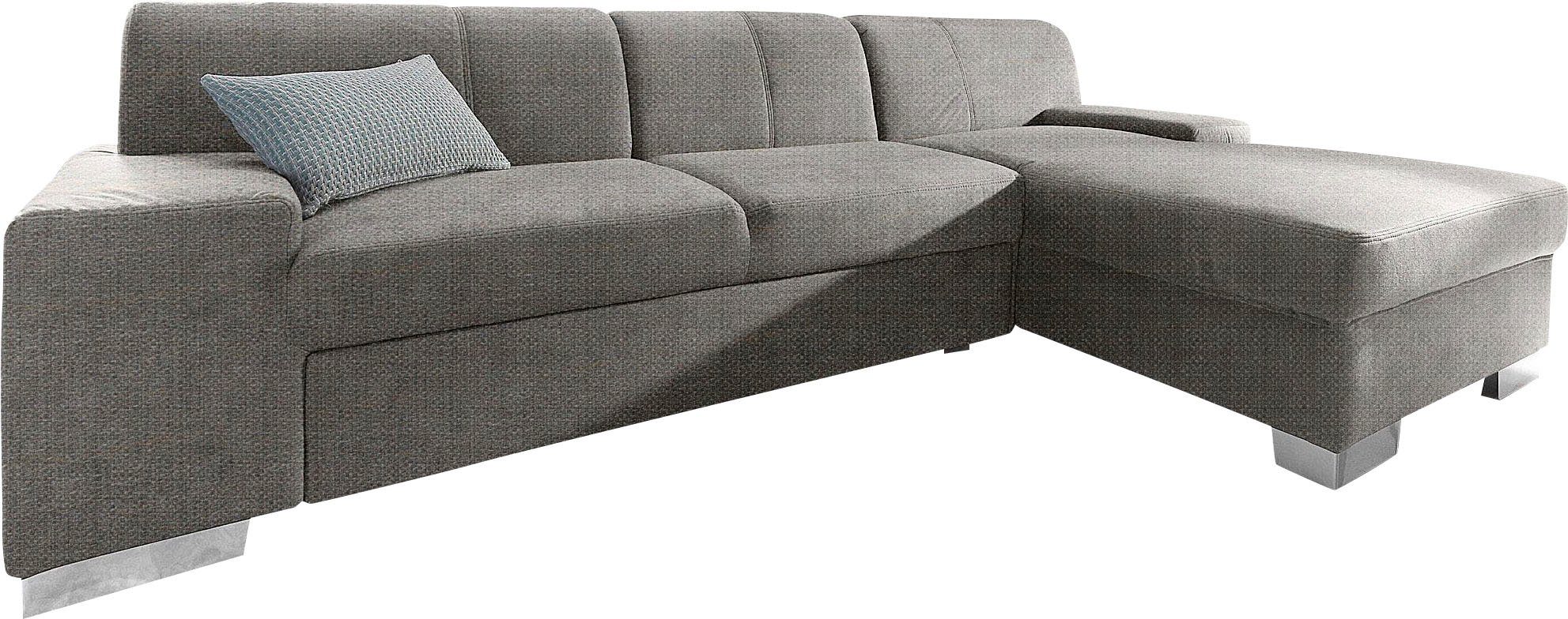 Recamiere Ecksofa Star, oder wahlweise collection DOMO Bettfunktion, rechts bestellbar mit links