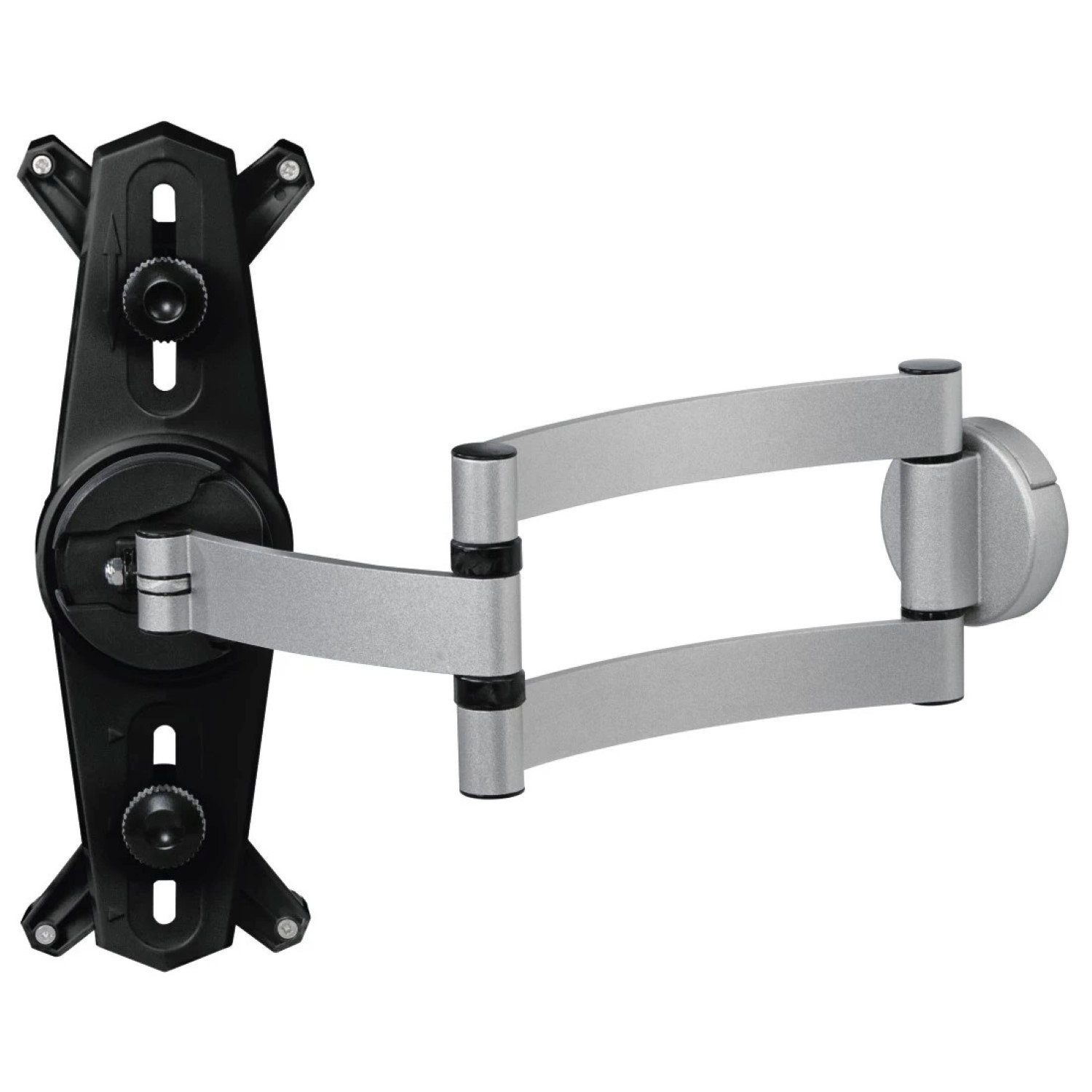 Hama Tablet-Halterung Alu Universal Tablet Wandhalterung Wandhalter, (bis 11 Zoll, 1x Aluminium Halterung, Aluminium Halter drehbar für Tablet iPad von 7" bis 11)