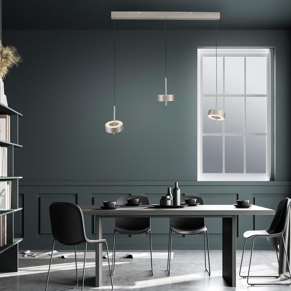 Paul Neuhaus Smarte LED-Leuchte LED Pendelleuchte Q-Rotate Smart Home, Smart Home, CCT, Dimmfunktion, Memoryfunktion, Liftfunktion, mit Leuchtmittel, warmweiß-kaltweiß, höhenverstellbar, dimmbar per Fernbedienung