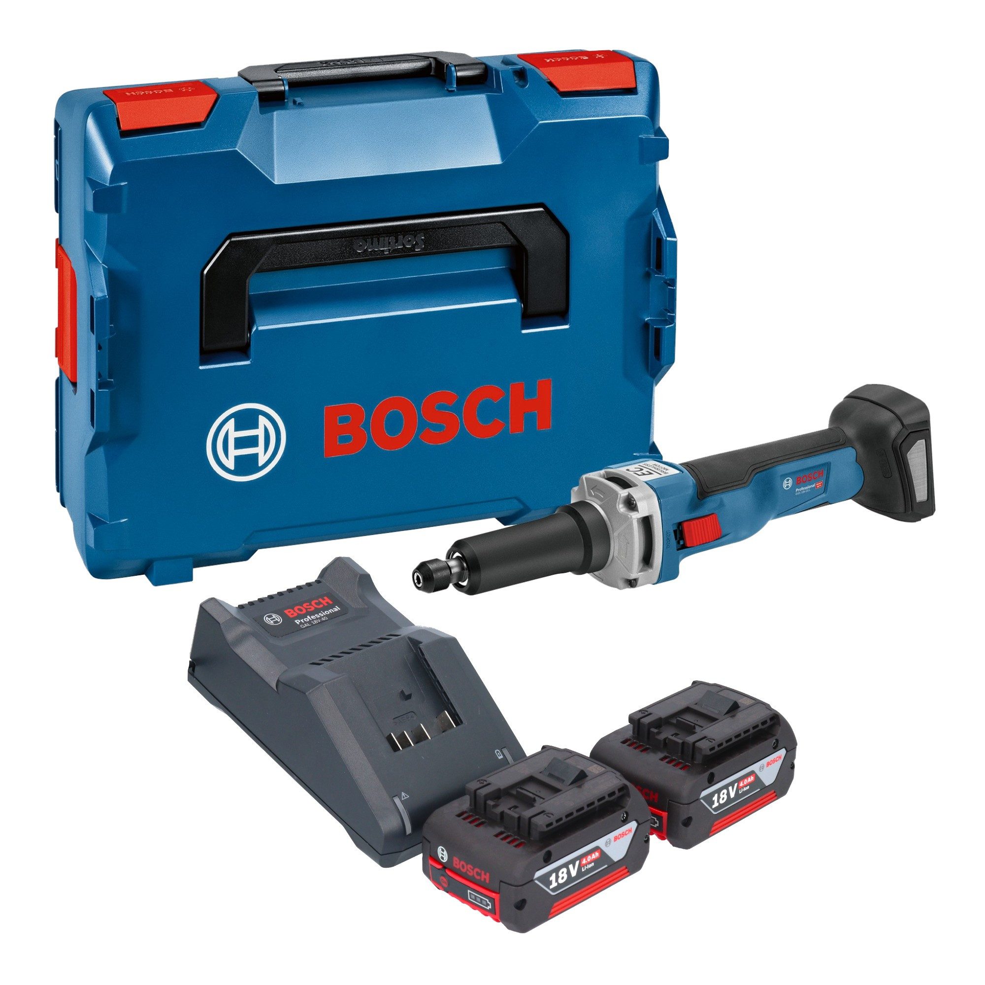 Bosch Professional Akku-Geradschleifer GGS 18V-23 LC Professional Akku Geradschleifer 18 V Brushless + 2x