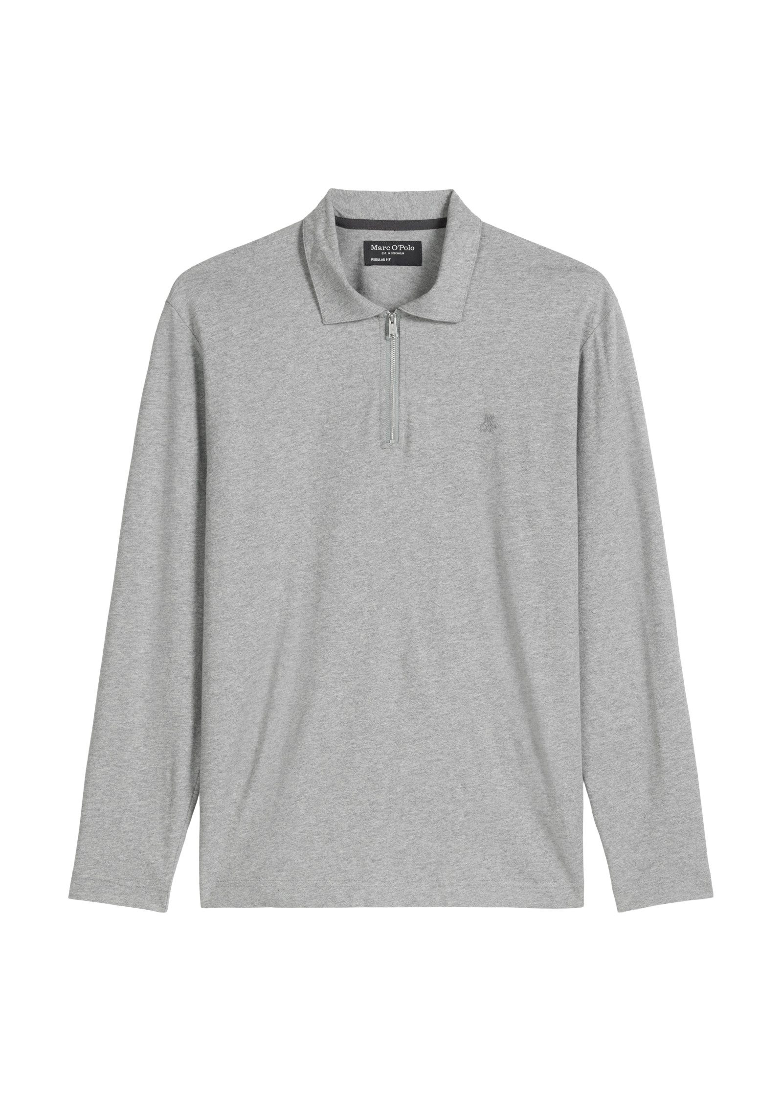 Langarm-Poloshirt aus reiner Bio-Baumwolle