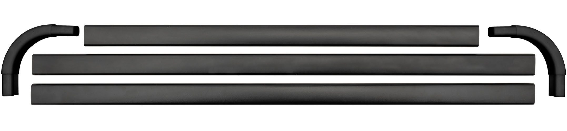 SCHÖNER WOHNEN-Kollektion Vorhangschiene »Jete«, mit Bohren, verschraubt, Aluminium, Kunststoff, Winkel-Duschvorhangschiene, Aluminium, mit 16 Vorhanggleitern – Bild 2 von 4