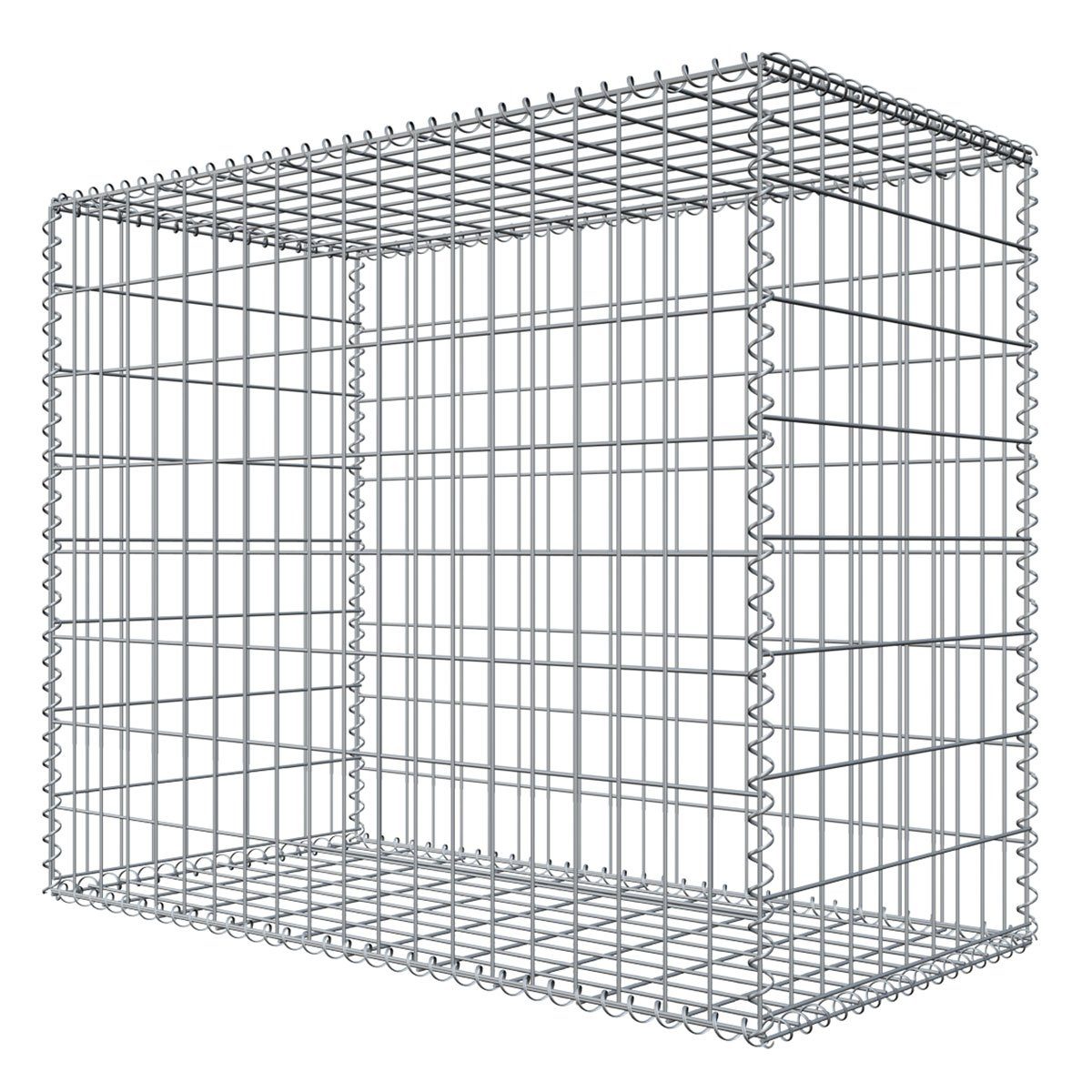 Gabionenzaun Gabione 80x100x50 Steingabione MW 5x10 Spiral