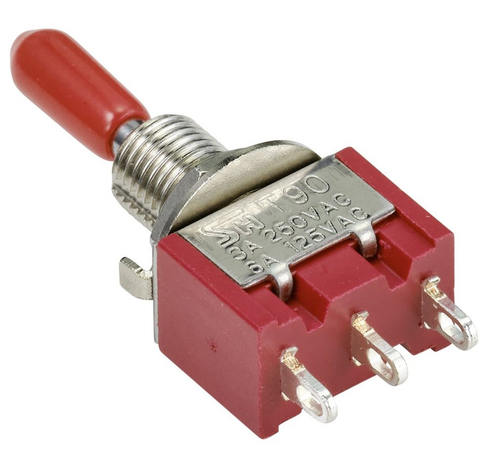Thumbnail - TRU COMPONENTS Schalter TRU COMPONENTS TC-9353992 Wippschalter 250 V/AC 3 A 1 x (Ein)/Aus/(Ei (TC-9353992)