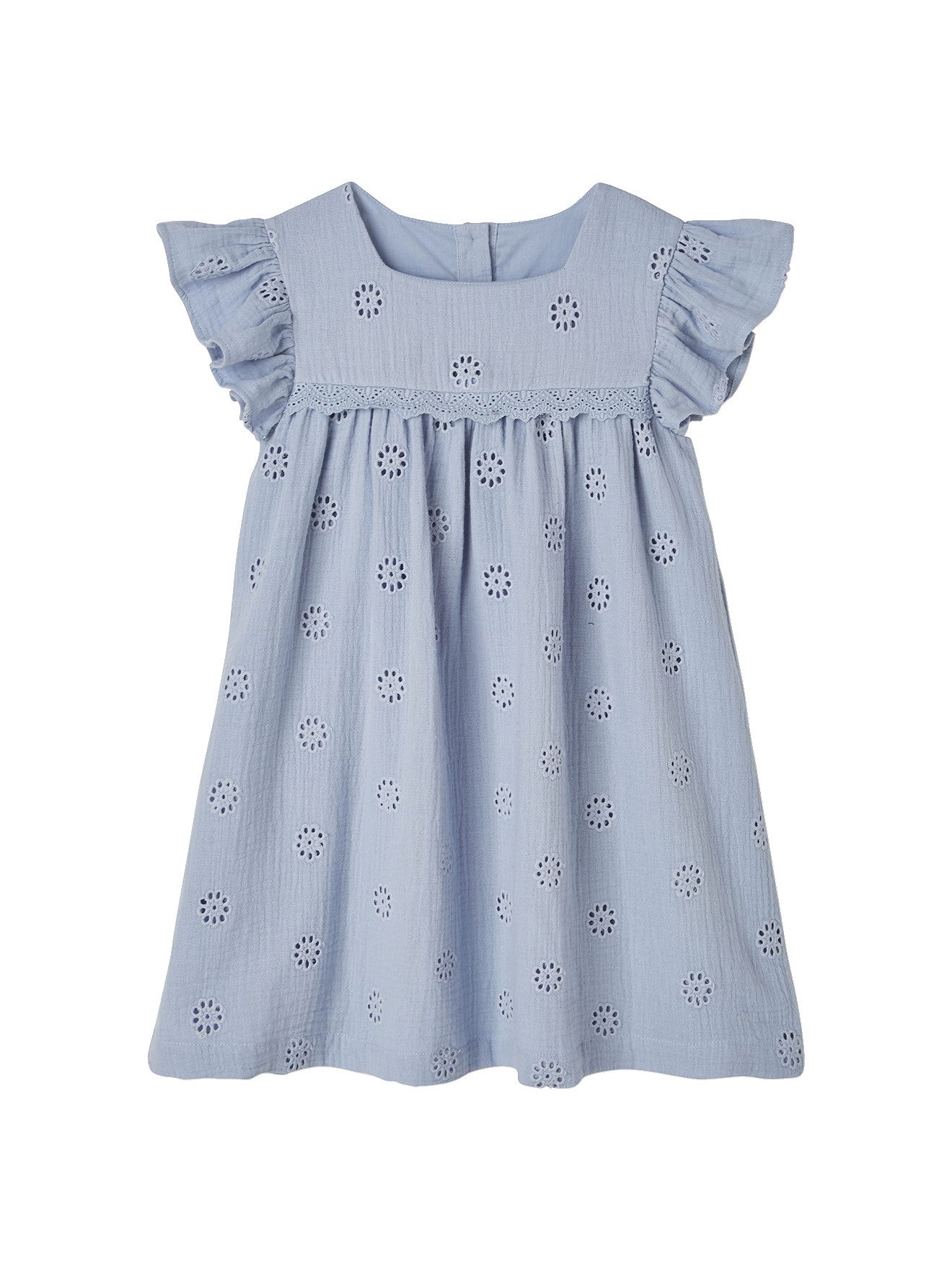 Minikleid Mädchen Musselinkleid