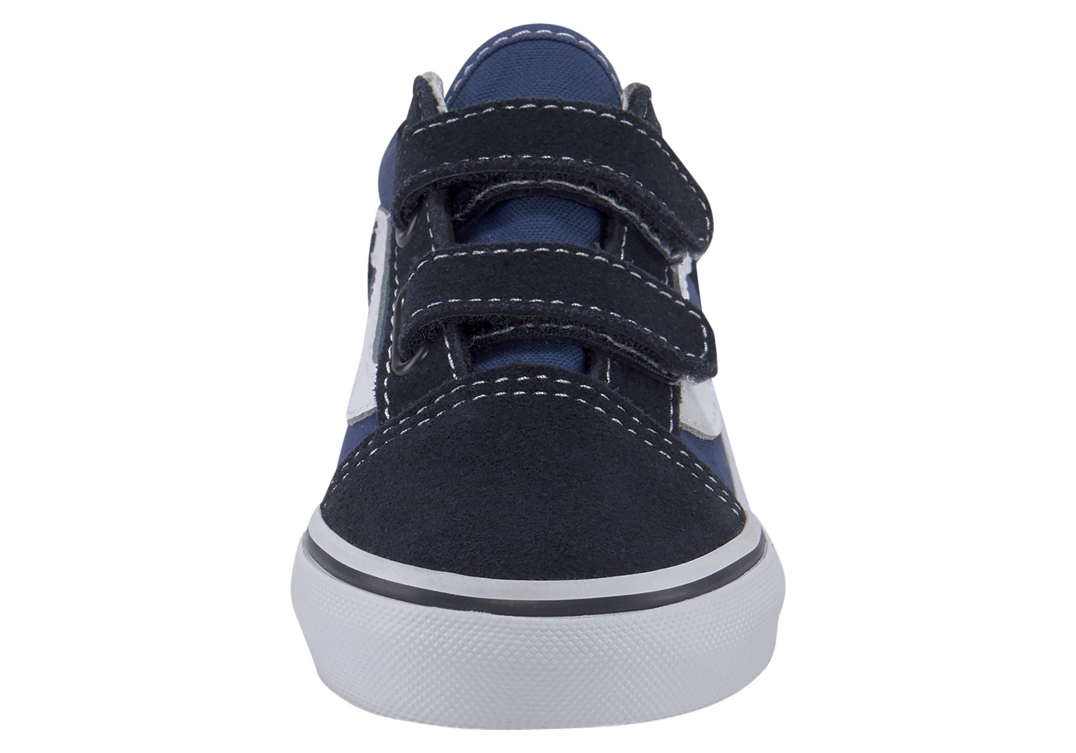 blau Old Sneaker Vans Skool Klettverschluss für mit Kleinkinder