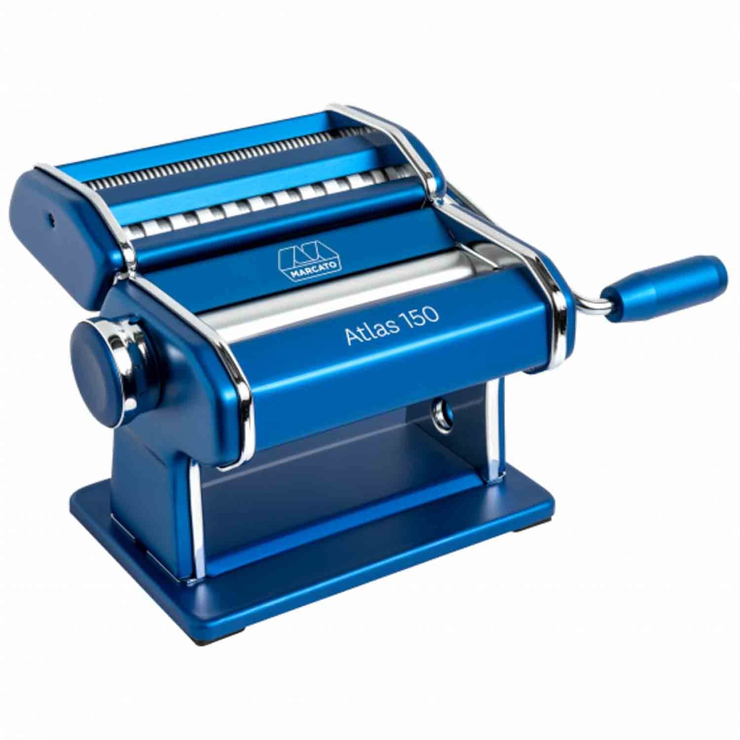 Marcato Nudelmaschine Atlas 150, farbiges Aluminium Blau