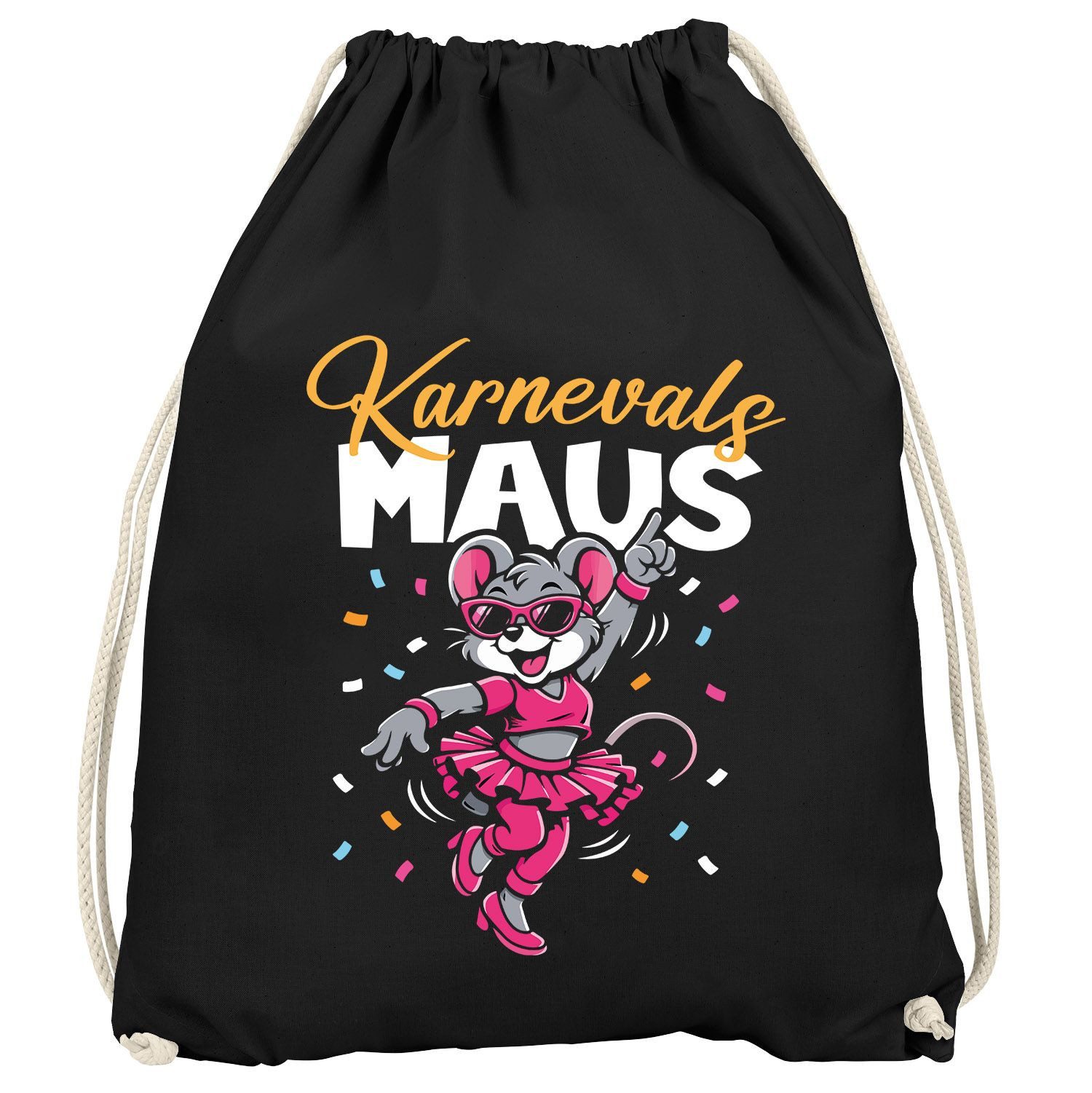 Turnbeutel Turnbeutel Karnevalsmaus Accessoires Fasching Karneval Gadgets