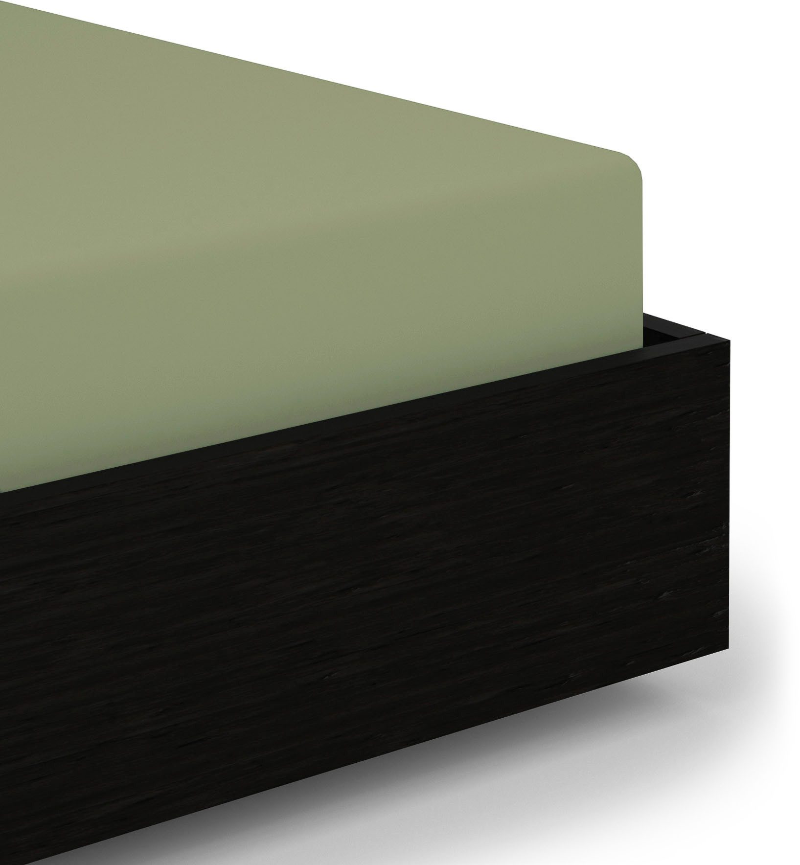 Heckett and Lane Spannbettlaken Elementi, Mako-Satin, günstig online kaufen