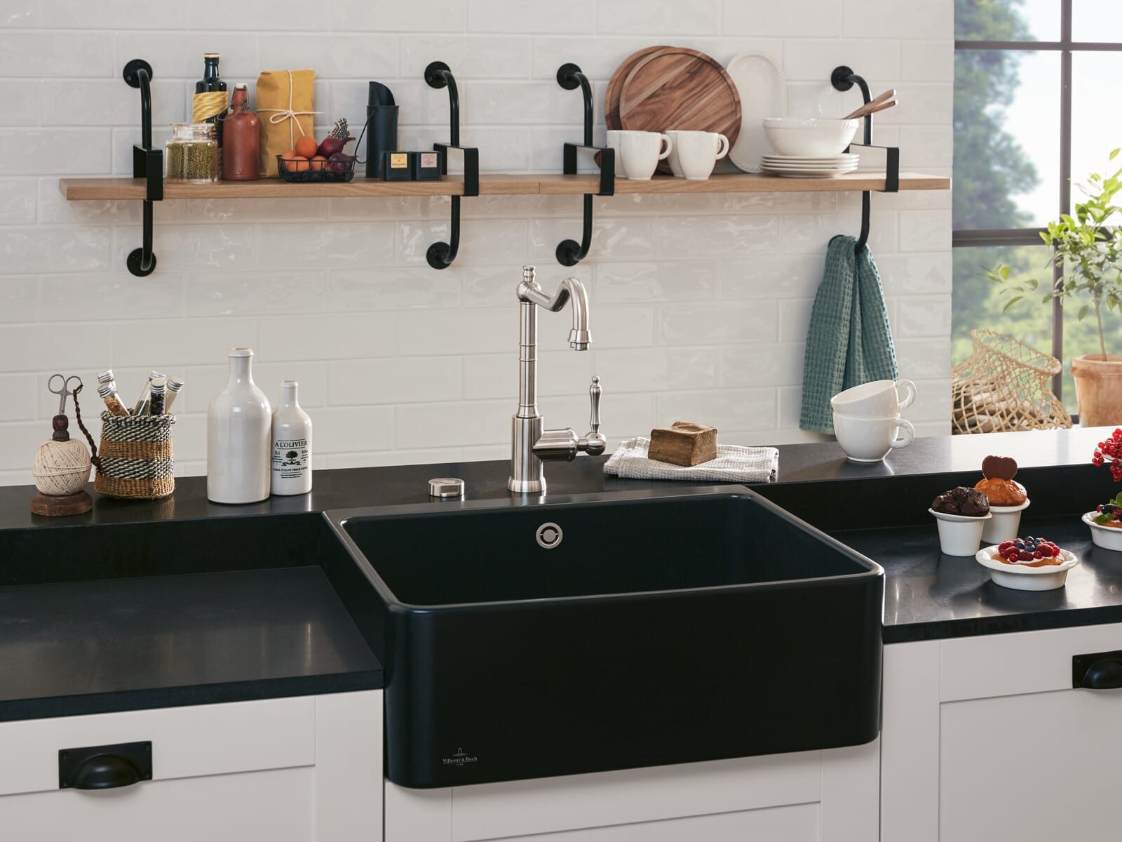 Villeroy & Boch Küchenarmatur (1-St) 9240 00 LC, keramische Dichtungen