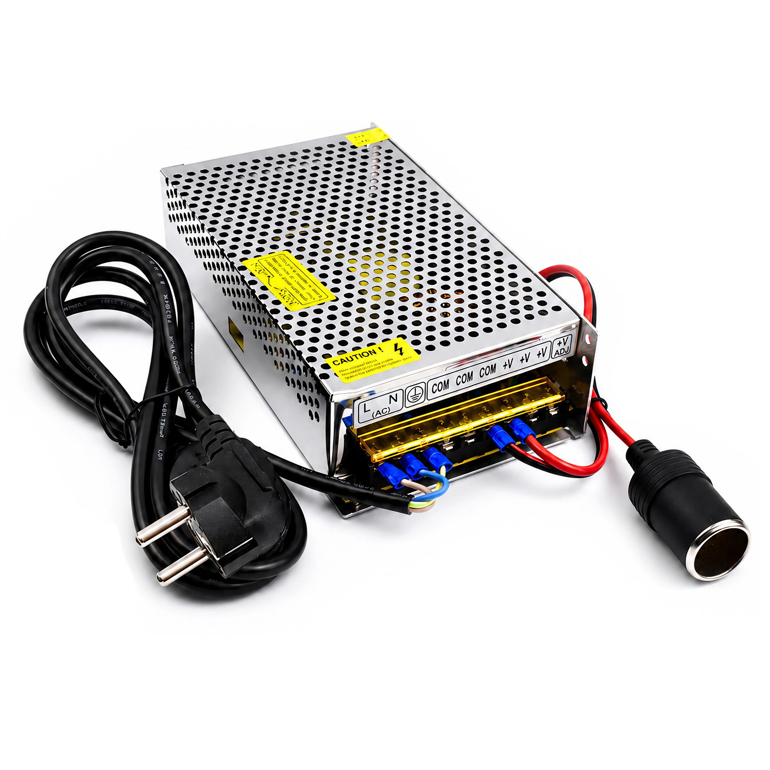 Bolwins D83C Bolwins AC/DC Schaltnetzteil Netzteil Adapter 230V / 24V 10A 240W AC/DC-Einbaunetzteil (AC auf DC Wandler Konstantspannung 24V Metallgehäuse mit Kühlung)