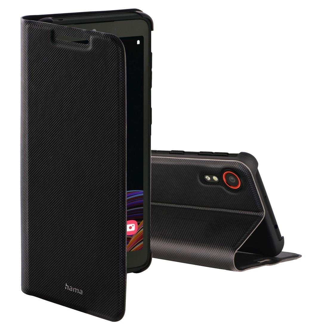 Hama Smartphone-Hülle Booklet für Samsung Galaxy X Cover 5, schwarz, aufstellbar, klappbar