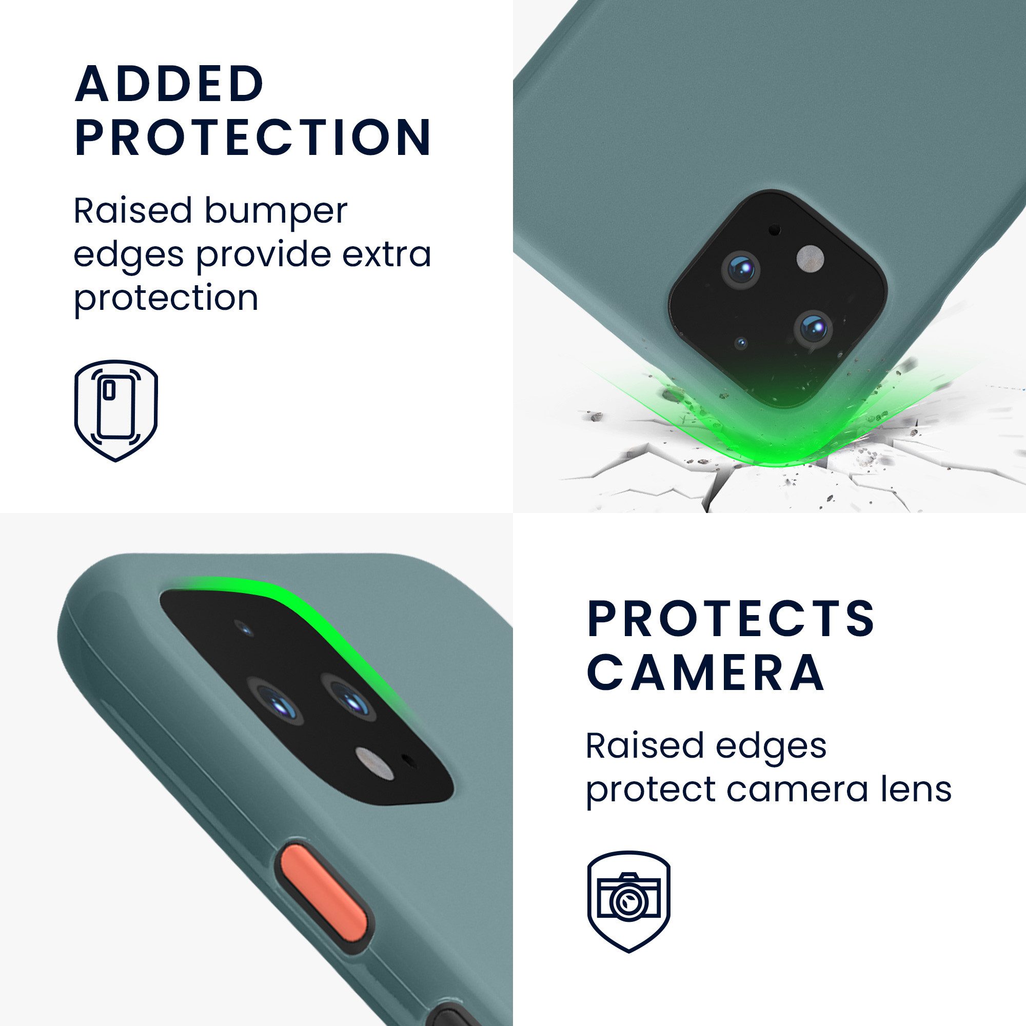 kwmobile Handyhülle Hülle für Google Pixel 4, Hülle Silikon - Soft Handyhülle - Handy Case Cover