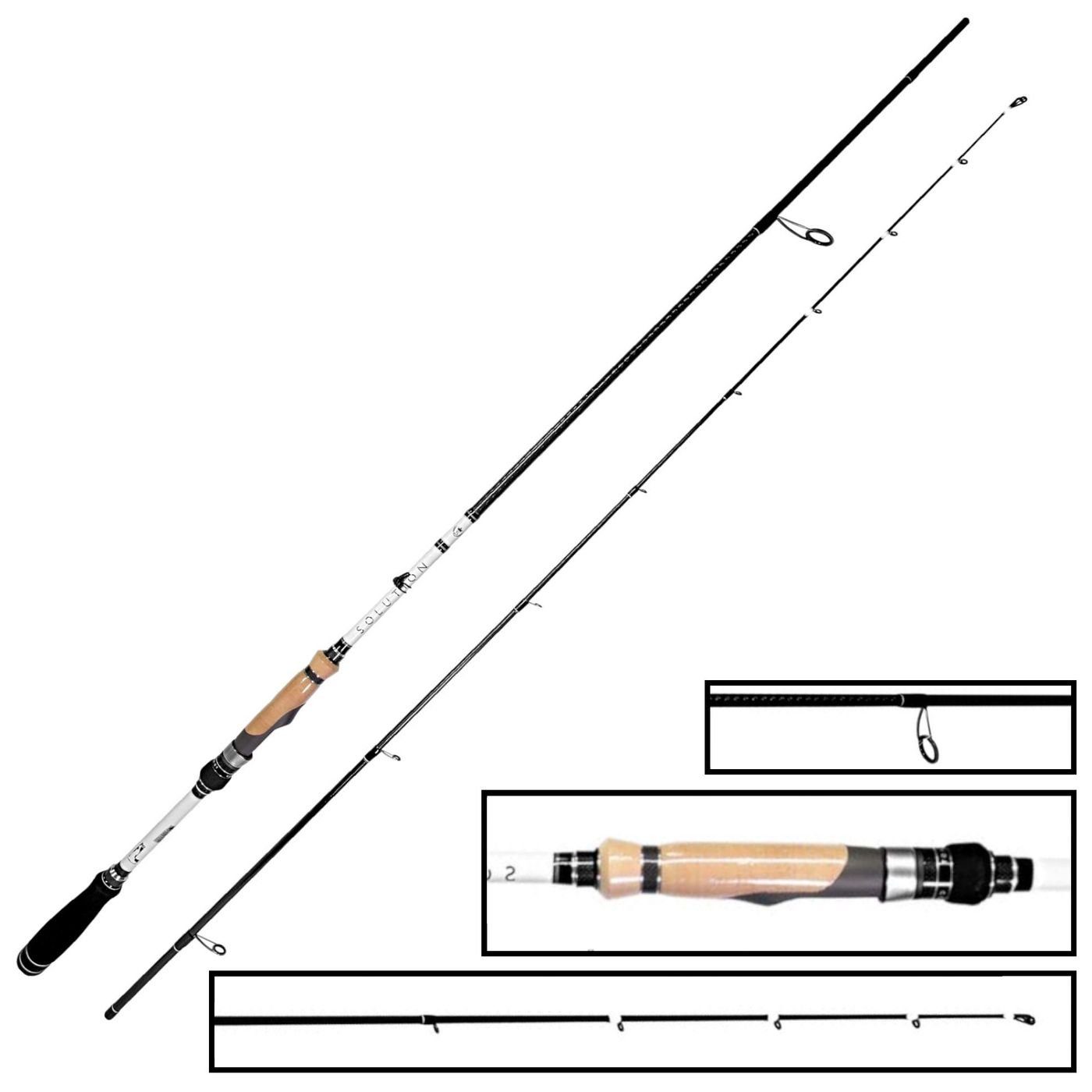 Monkey Lures by Big L Spinnrute Monkey Lures Solution Contact 240cm 10-40g - Spinnrute für Zander