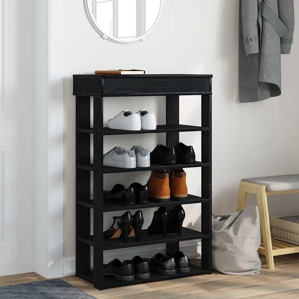 vidaXL Schuhregal Schuhregal Schwarz 60x30x98 cm günstig online kaufen