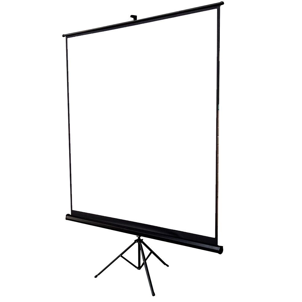Melko Mobile Beamerleinwand mit Stativ Heimkino HD Präsentationswand 152CM Stativleinwand (Stativ)