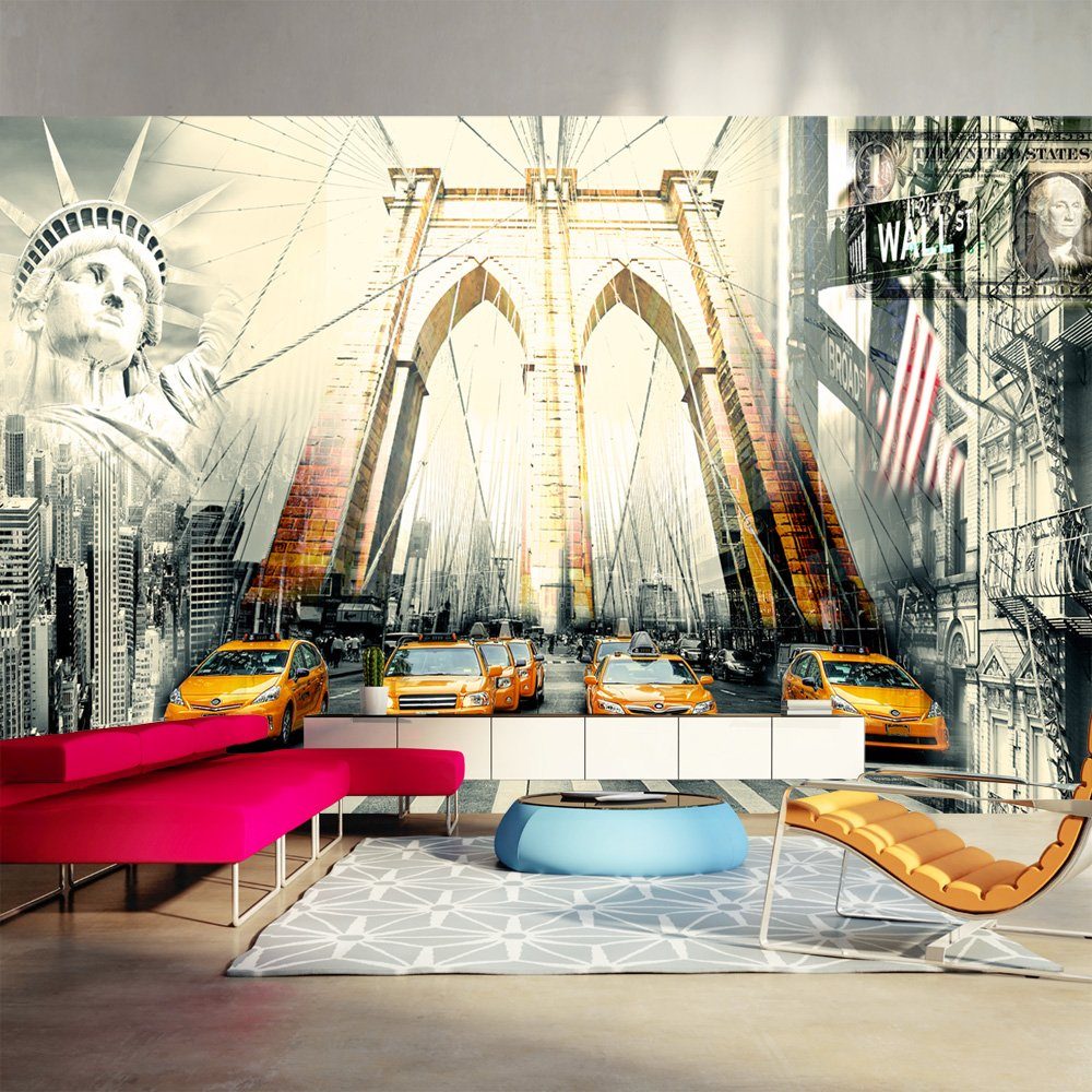 Basera® Fototapete Street Art-Motiv 10130904-1, selbstklebend, mit UV-Schutz