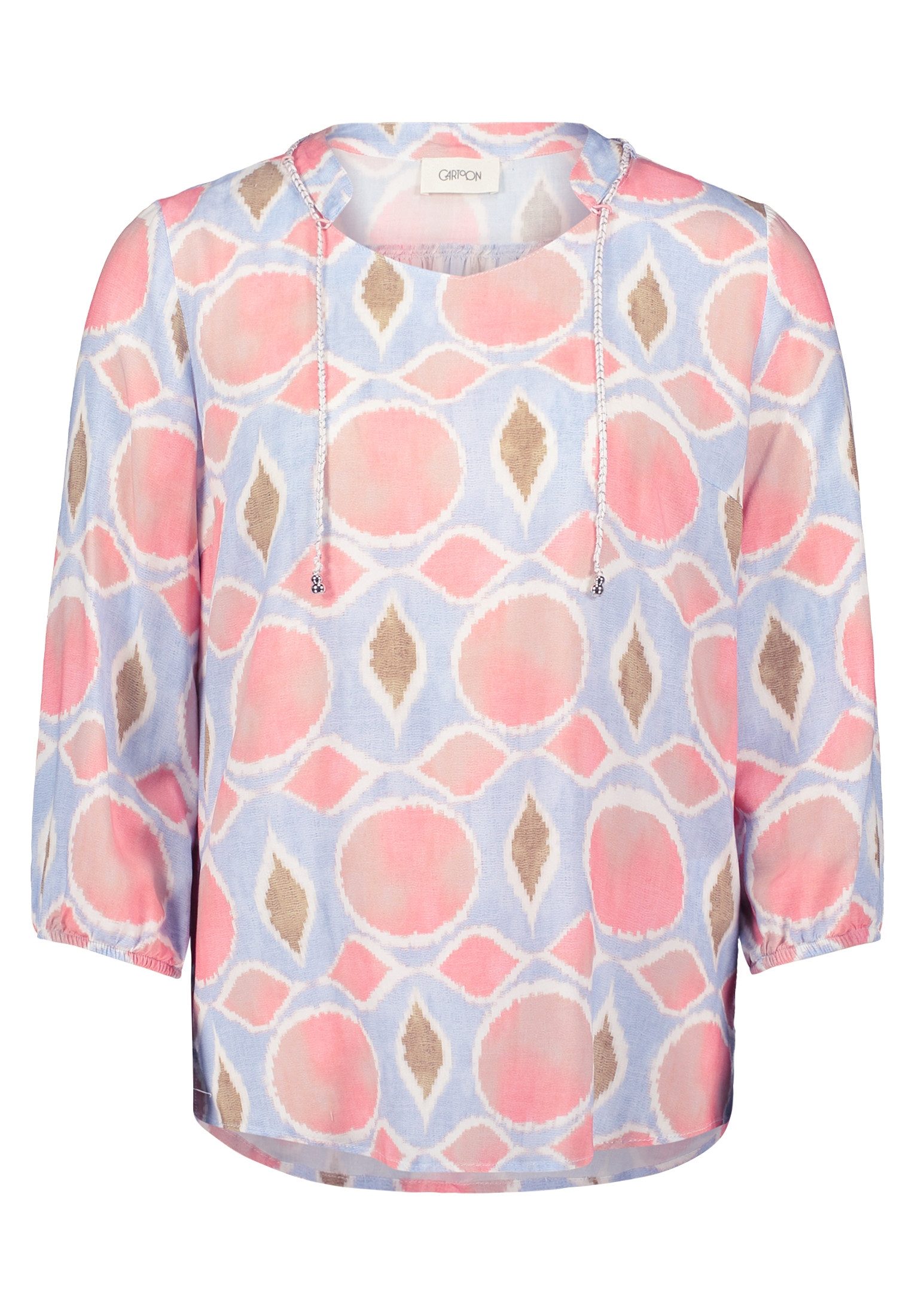 Shirtbluse Damen mit Schnürung